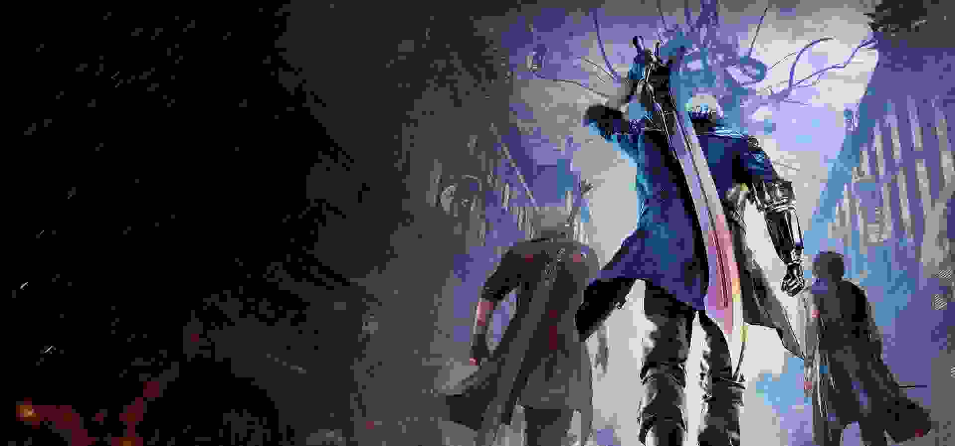 Imagem de fundo do produto Devil May Cry 5 PS4 - Físico