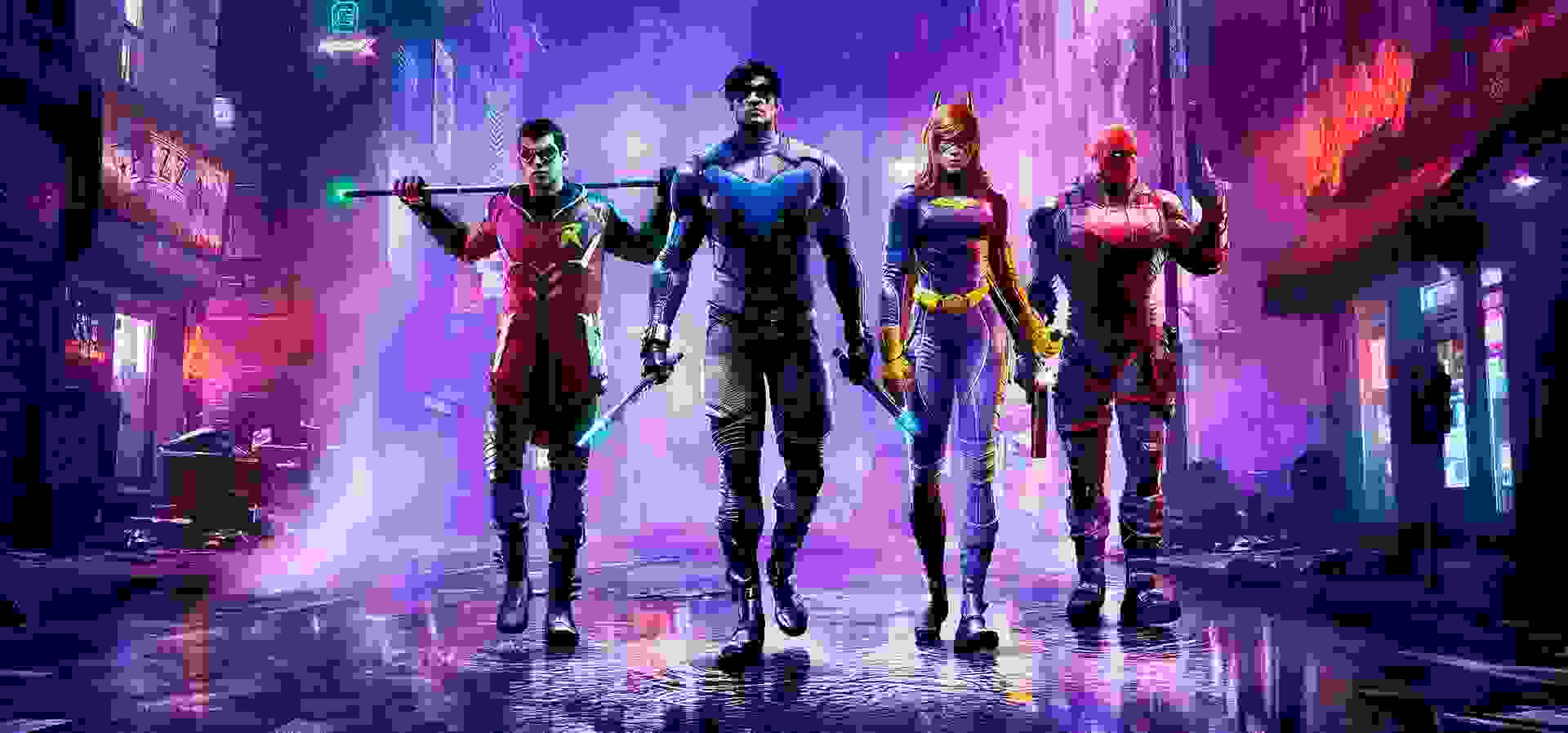 Imagem de fundo do produto Gotham Knights - PS5