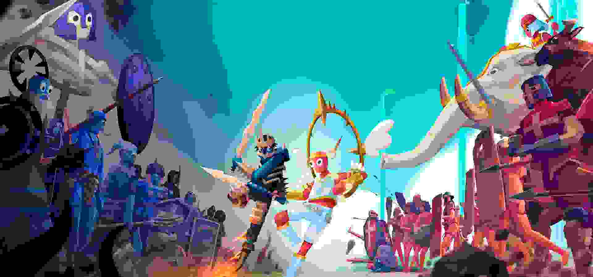 Imagem de fundo do produto Totally Accurate Battle Simulator - PS4