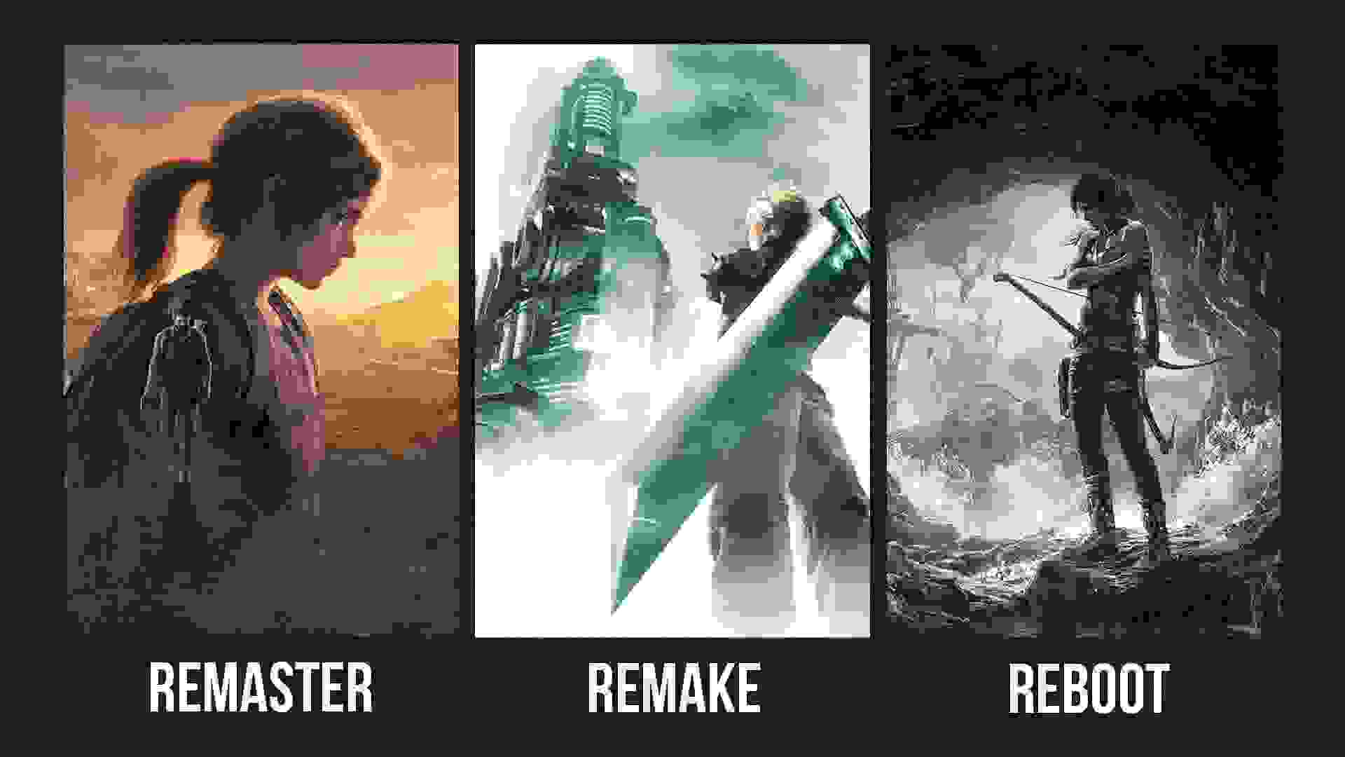 Imagem de fundo do produto Quais são as diferenças entre remake, remaster e reboot?