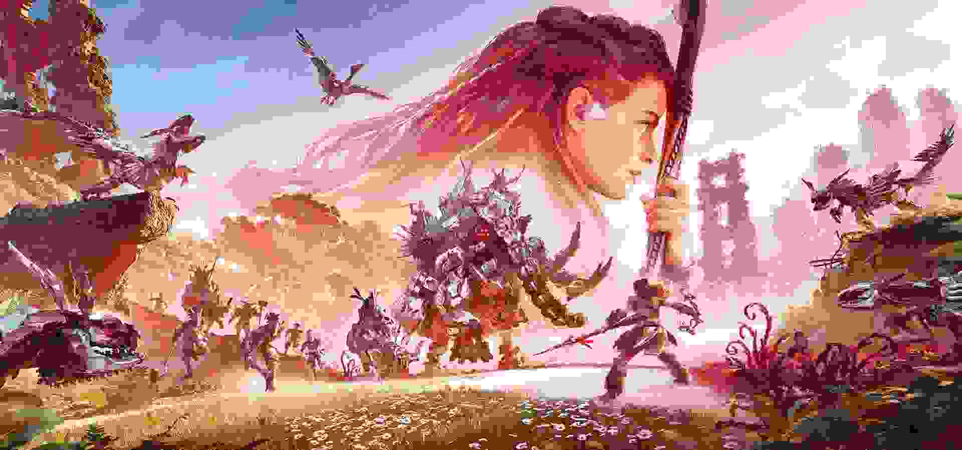 Imagem de fundo do produto Horizon Forbidden West PS5 Complete Edition - Físico