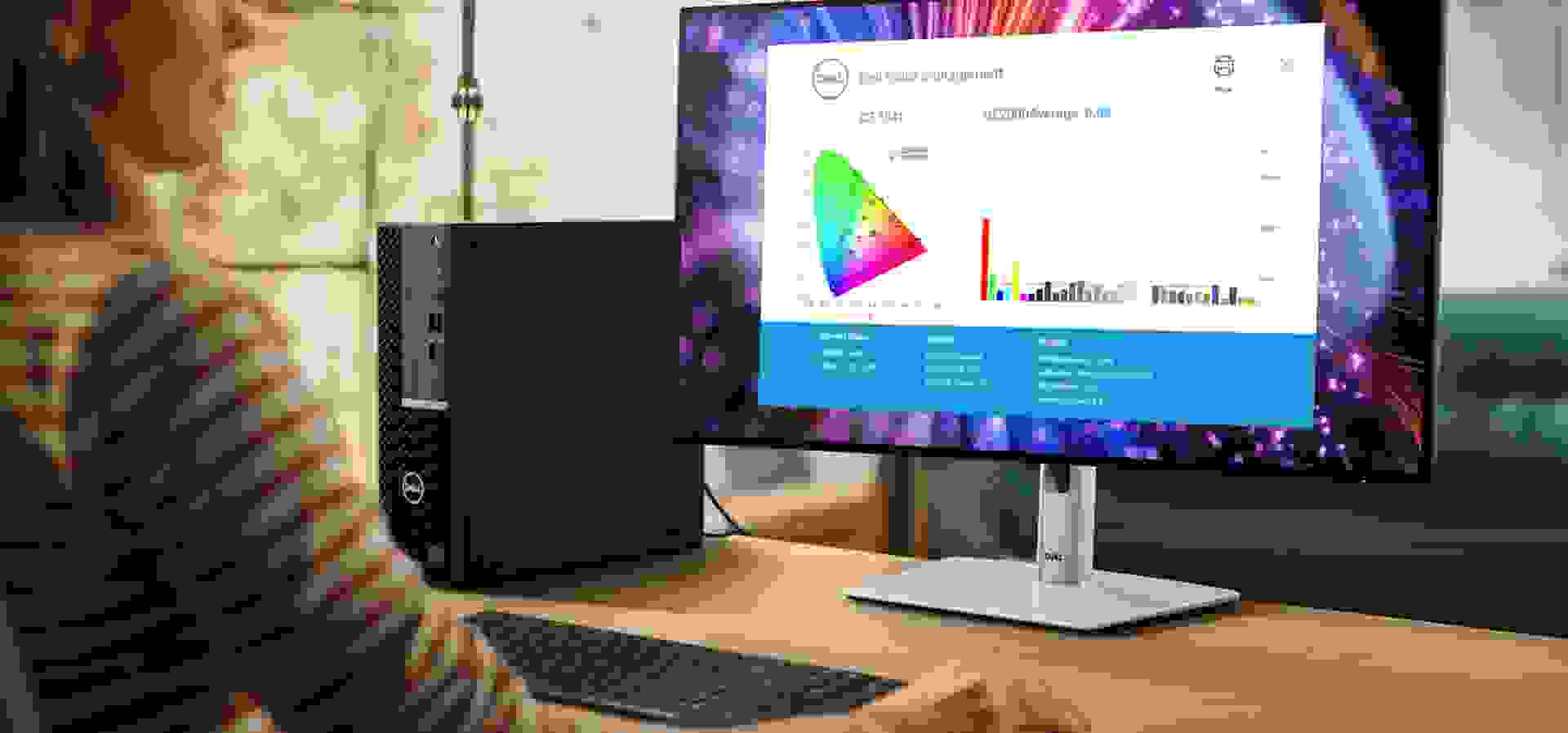 Imagem de fundo do produto Monitor Dell UltraSharp 27” U2724D