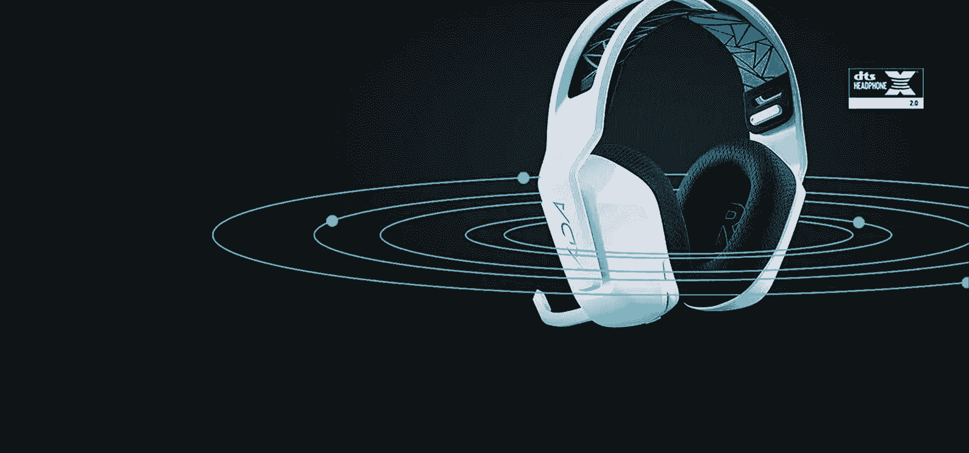 Imagem de fundo do produto Headset Gamer Sem Fio Logitech G733 K/DA 7.1 Dolby Surround - Edição Oficial League of Legends KDA