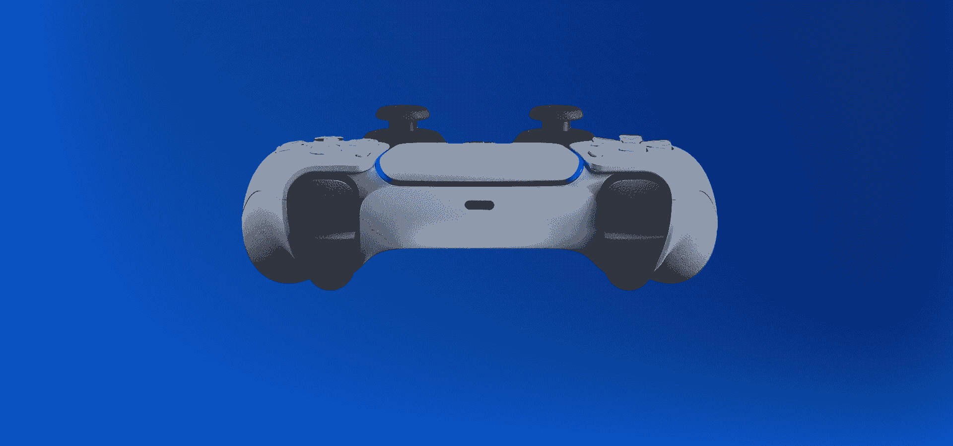 Imagem de fundo do produto Controle PS5 Sterling Silver sem fio (Dualsense)