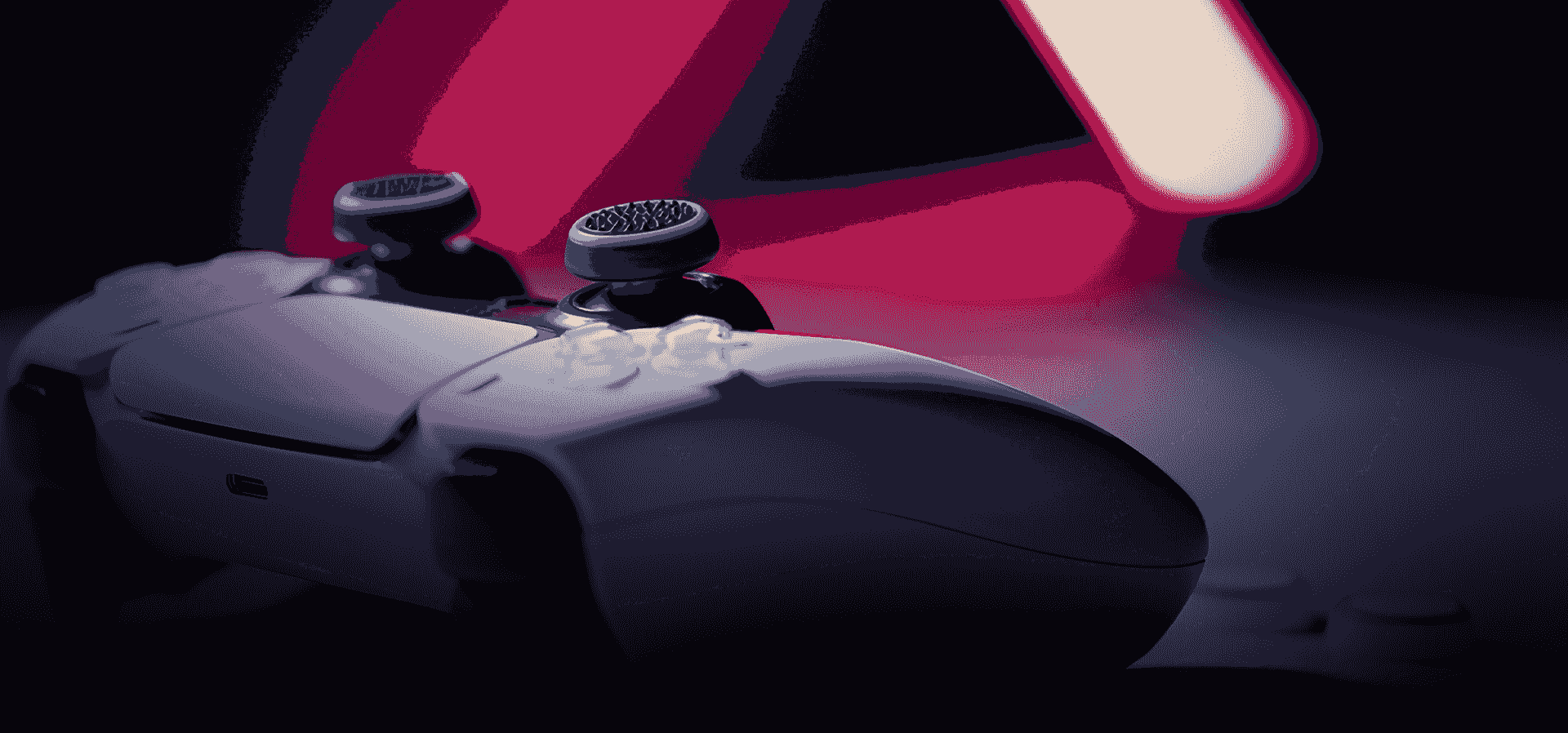 Imagem de fundo do produto Jogo Grip Pack Thumb Trust - PS5 (4 peças)
