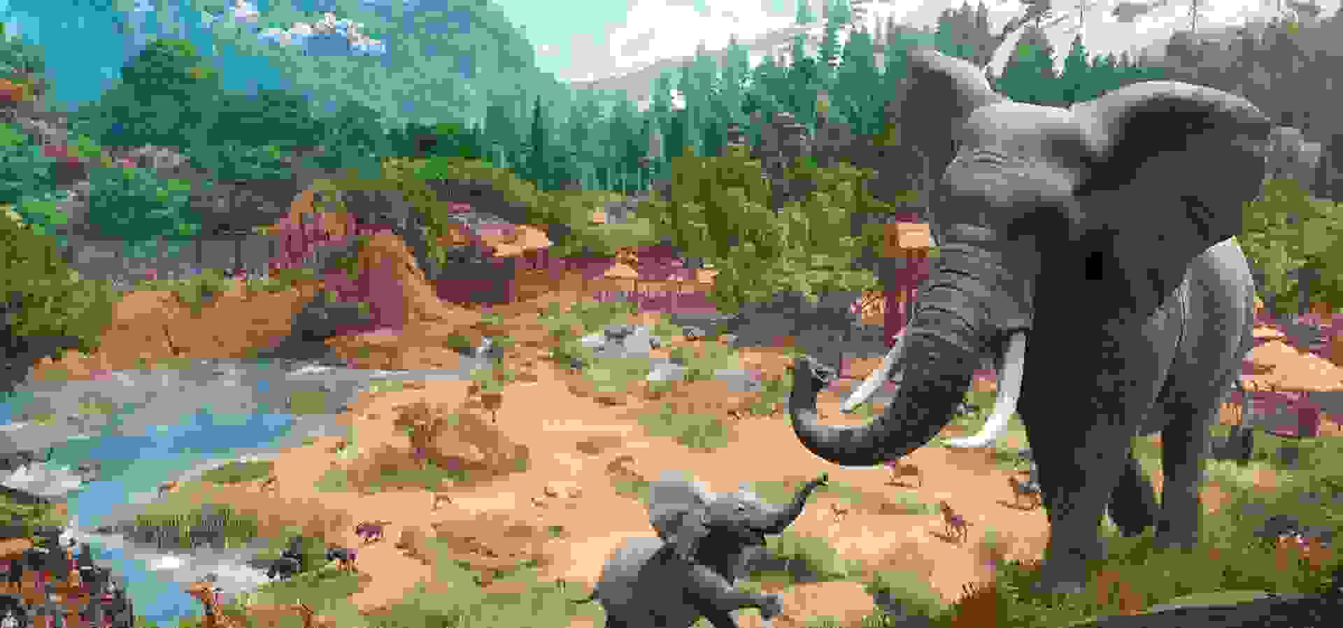 Imagem de fundo do produto Planet Zoo Edição Deluxe - PS5