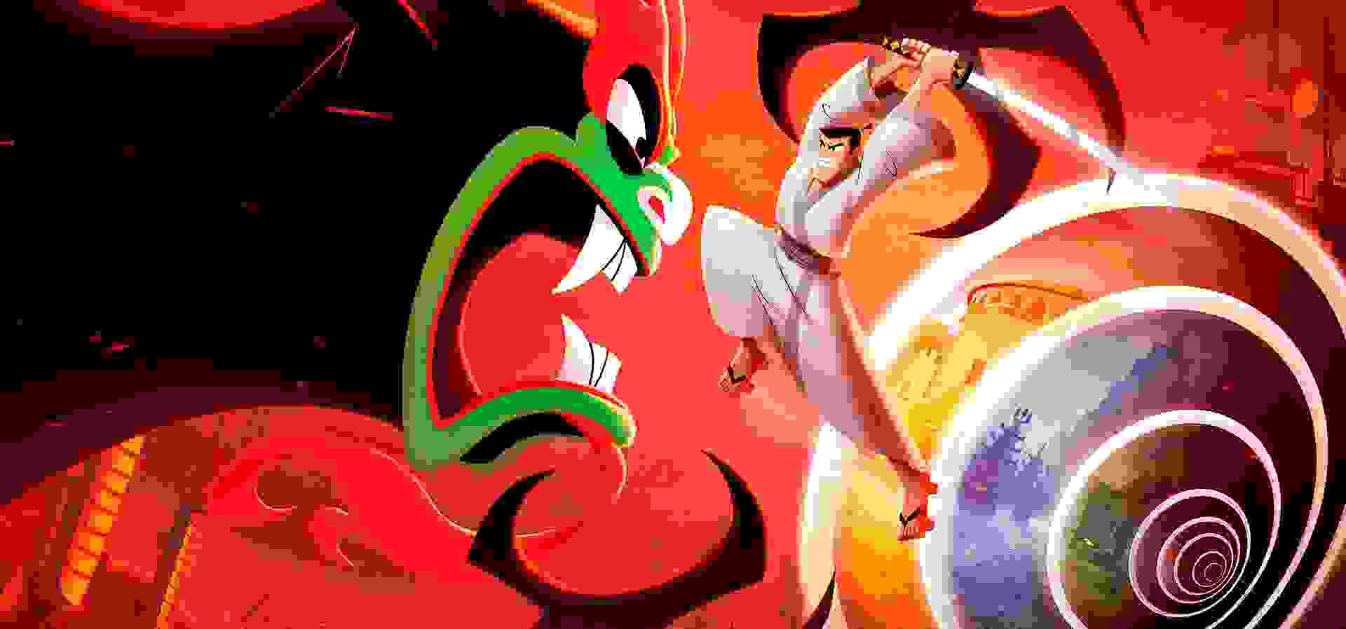 Imagem de fundo do produto Samurai Jack: Battle Through Time - PS4