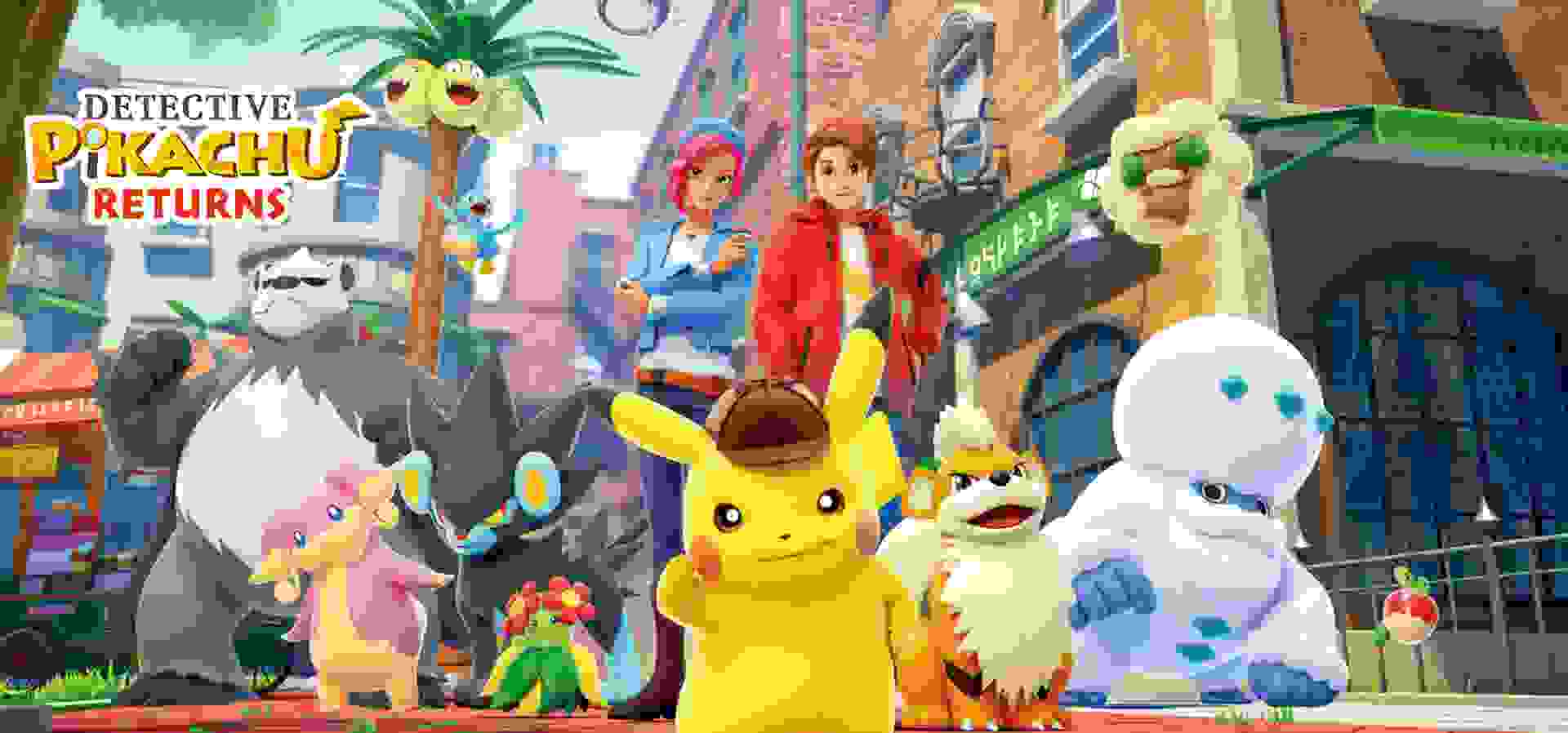 Imagem de fundo do produto Detective Pikachu™ Returns - Switch