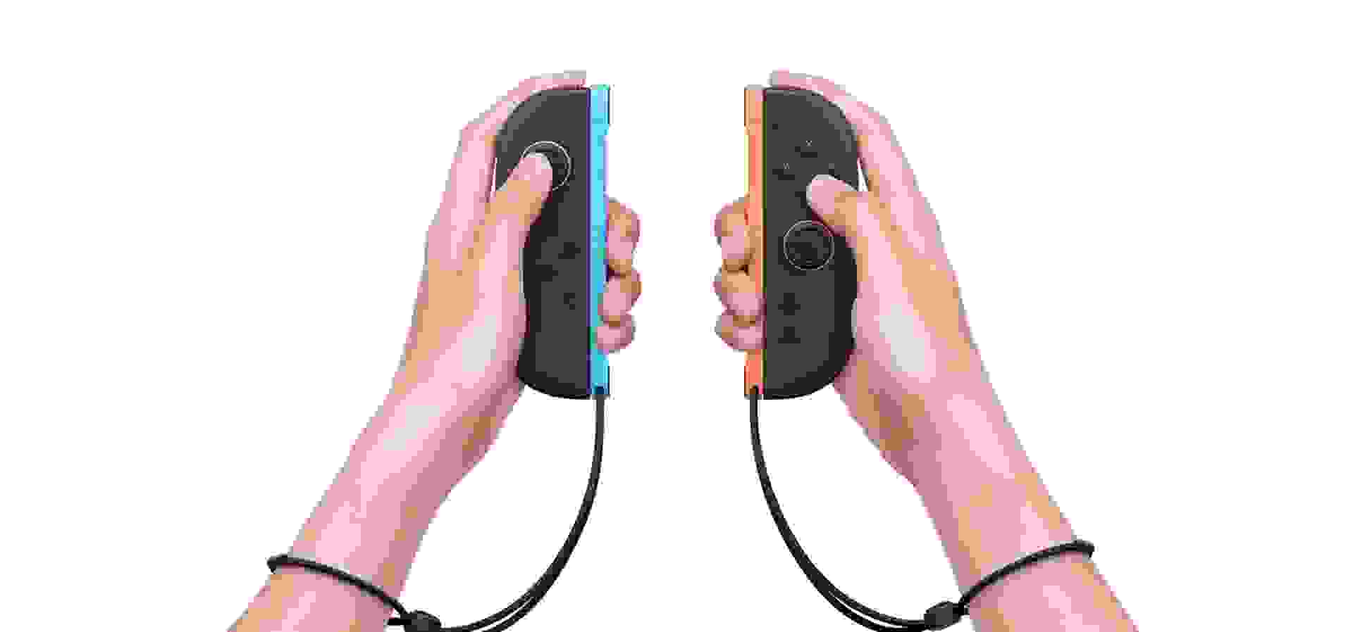 Imagem de fundo do produto Controles Joy-Con Azul e Vermelho para Nintendo Switch 2