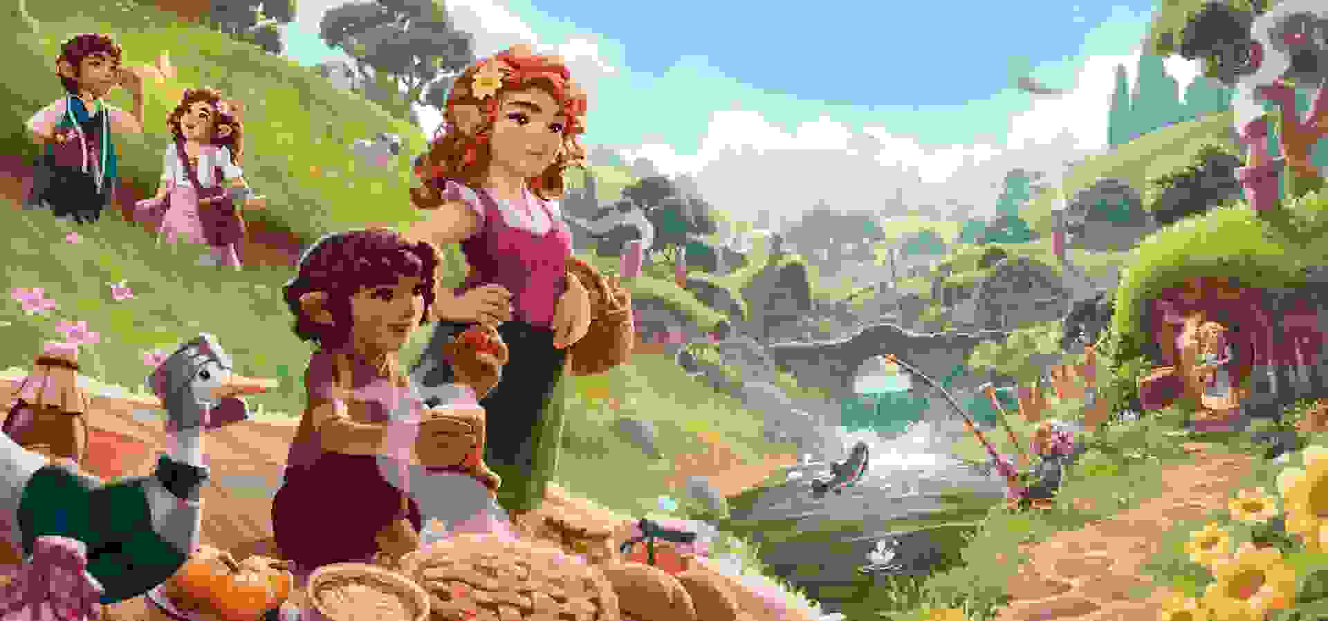 Imagem de fundo do produto Tales of the Shire: A The Lord of the Rings Game - PS5