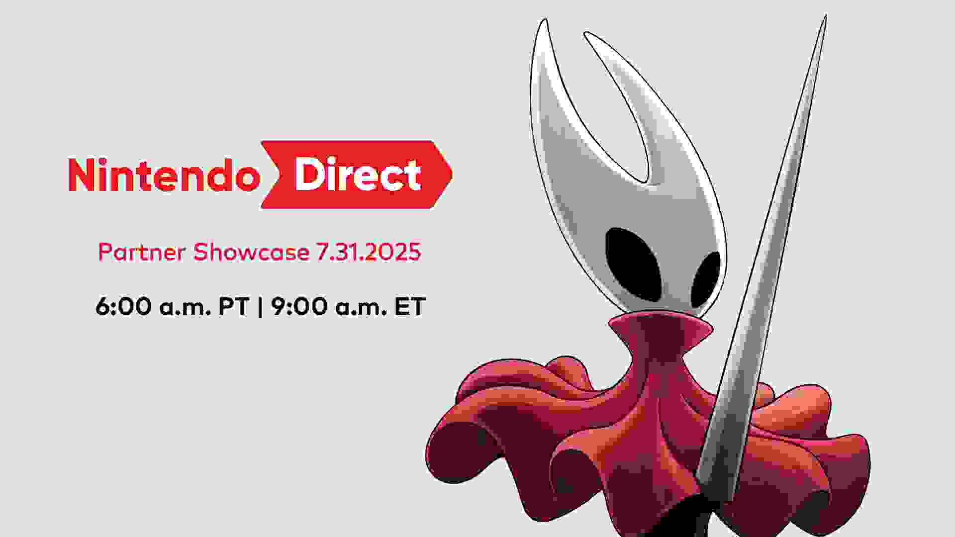 Imagem de fundo do produto Nintendo Direct : Partner Showcase amanhã dia 31 de julho
