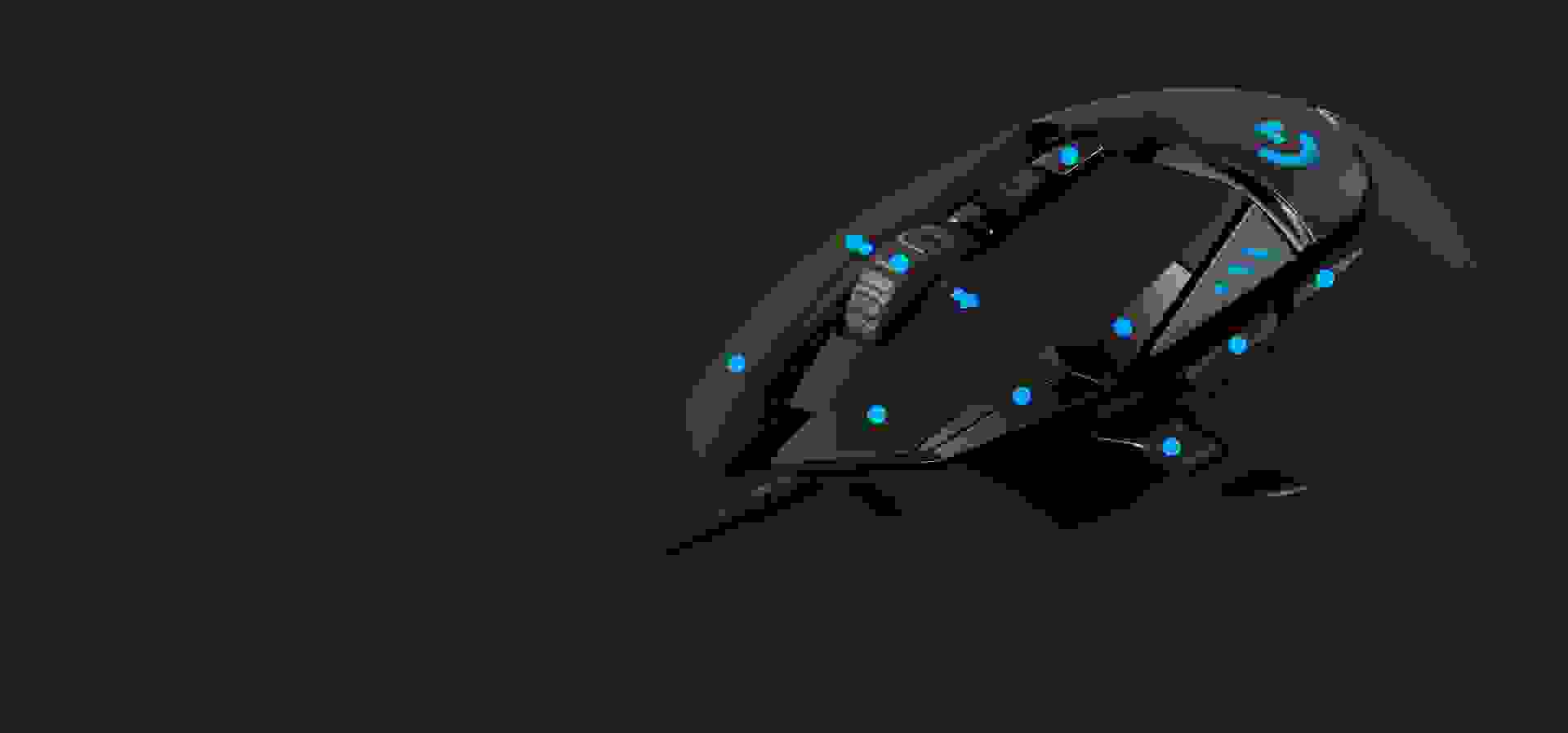 Imagem de fundo do produto Mouse Gamer com fio Logitech G502 Hero
