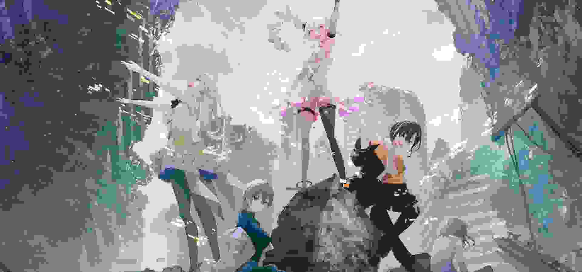 Imagem de fundo do produto Virtual Girl @ World's End - Switch
