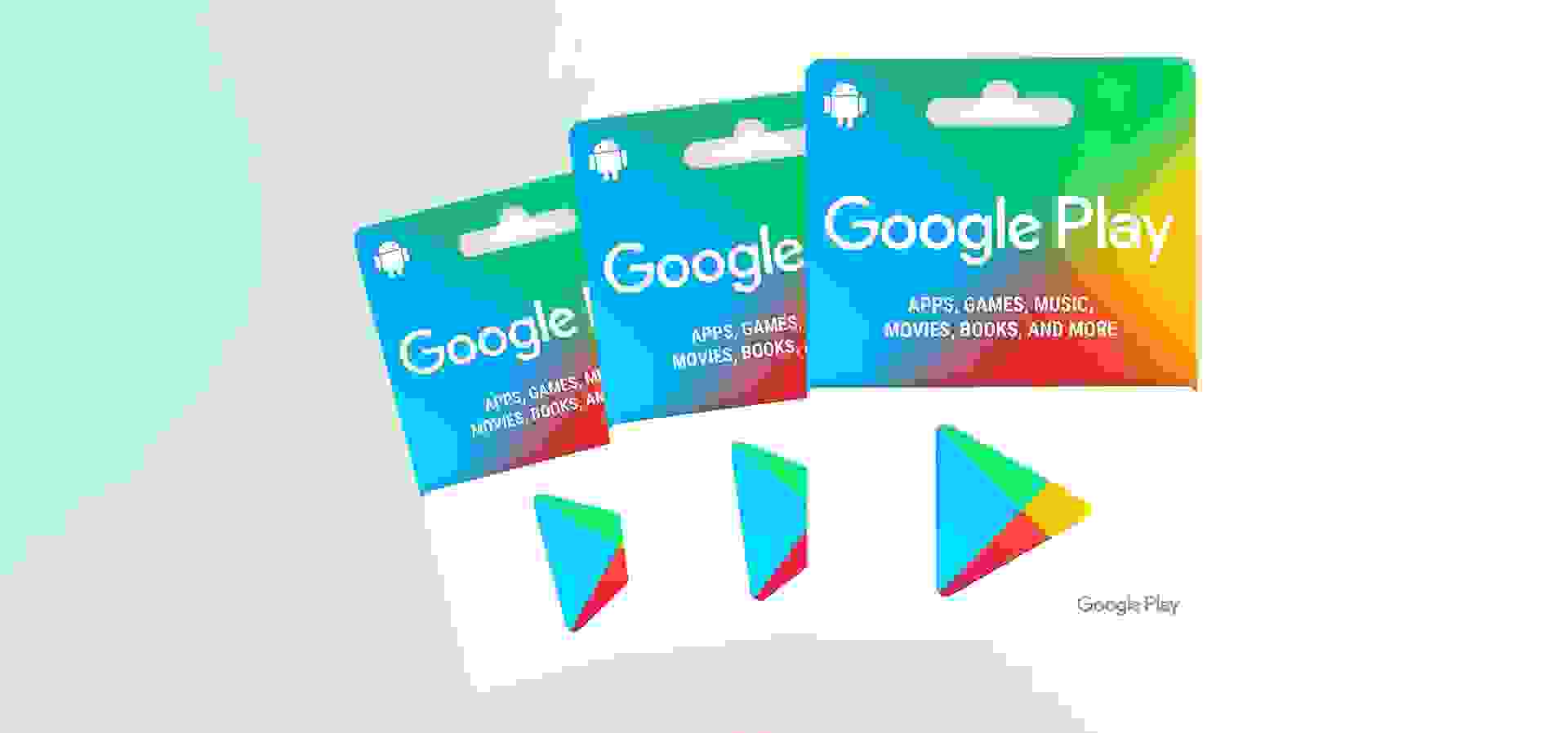 Imagem de fundo do produto Gift Card Google Play - 100 Reais 