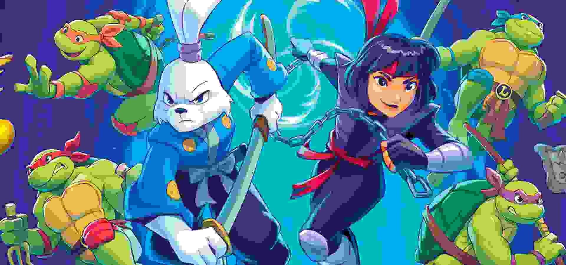 Imagem de fundo do produto Teenage Mutant Ninja Turtles: Shredder's Revenge + DLC Bundle - PS4