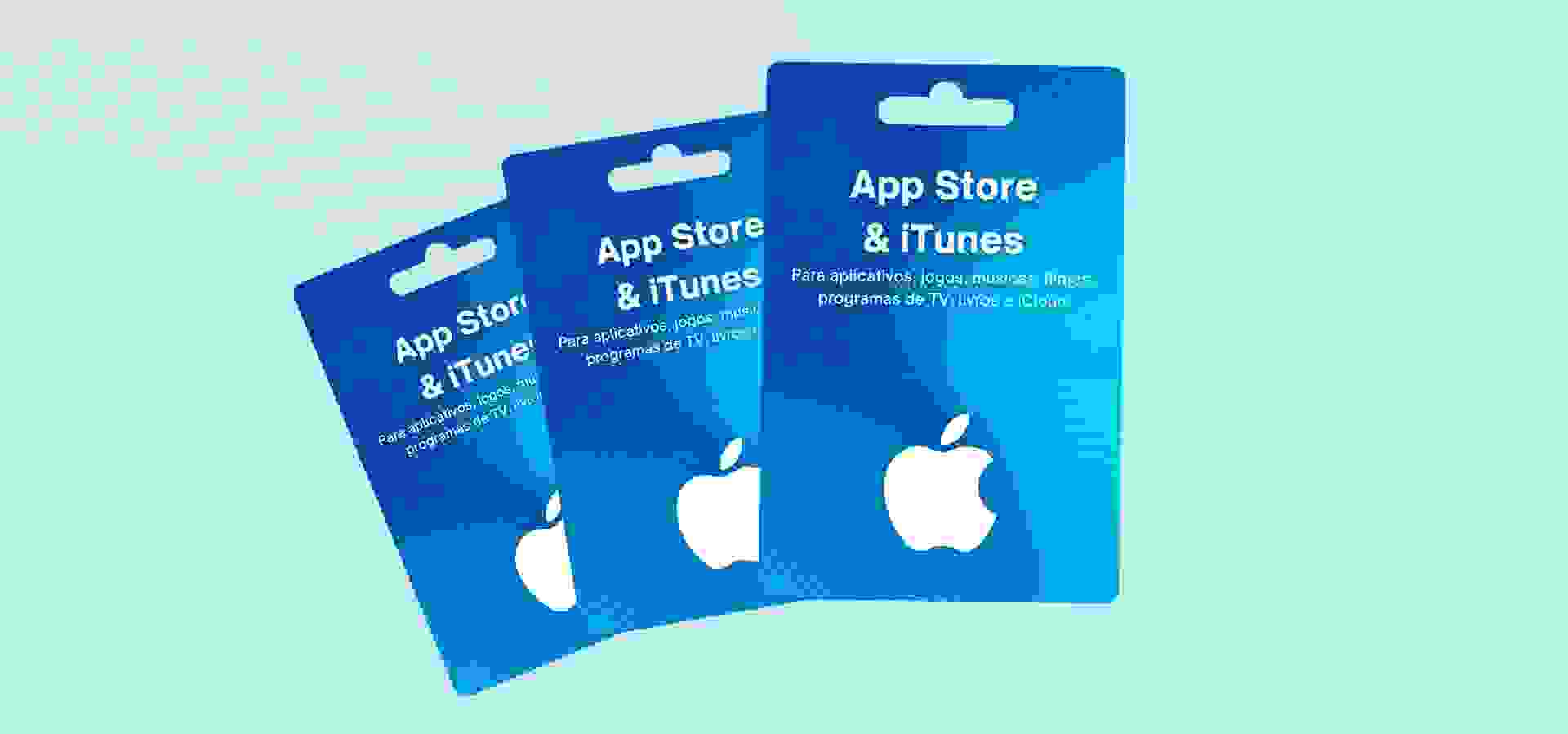Imagem de fundo do produto Gift Card Digital App Store - 50 Reais