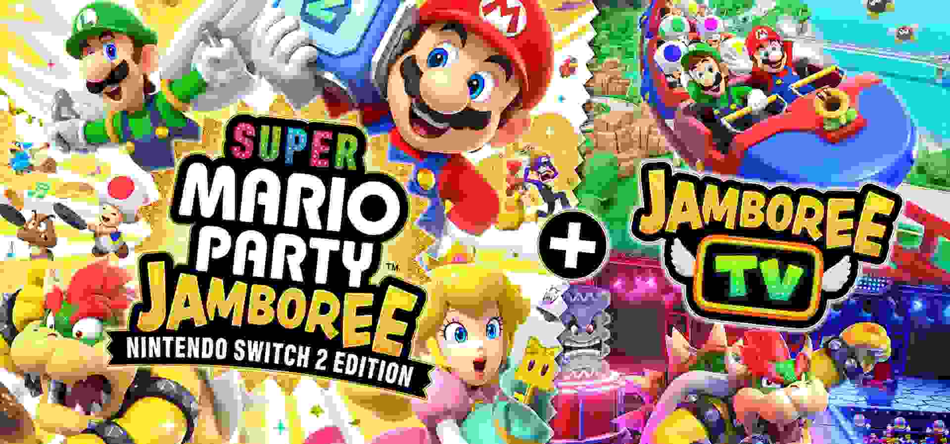 Imagem de fundo do produto Super Mario Party™ Jamboree – Nintendo Switch™ 2 Edition + Jamboree TV