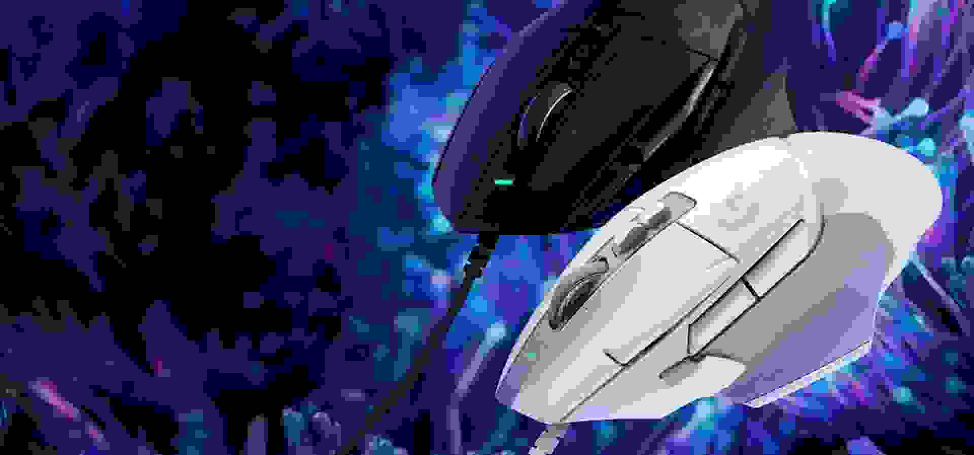 Imagem de fundo do produto Mouse Gamer com fio Logitech G502 X - Branco