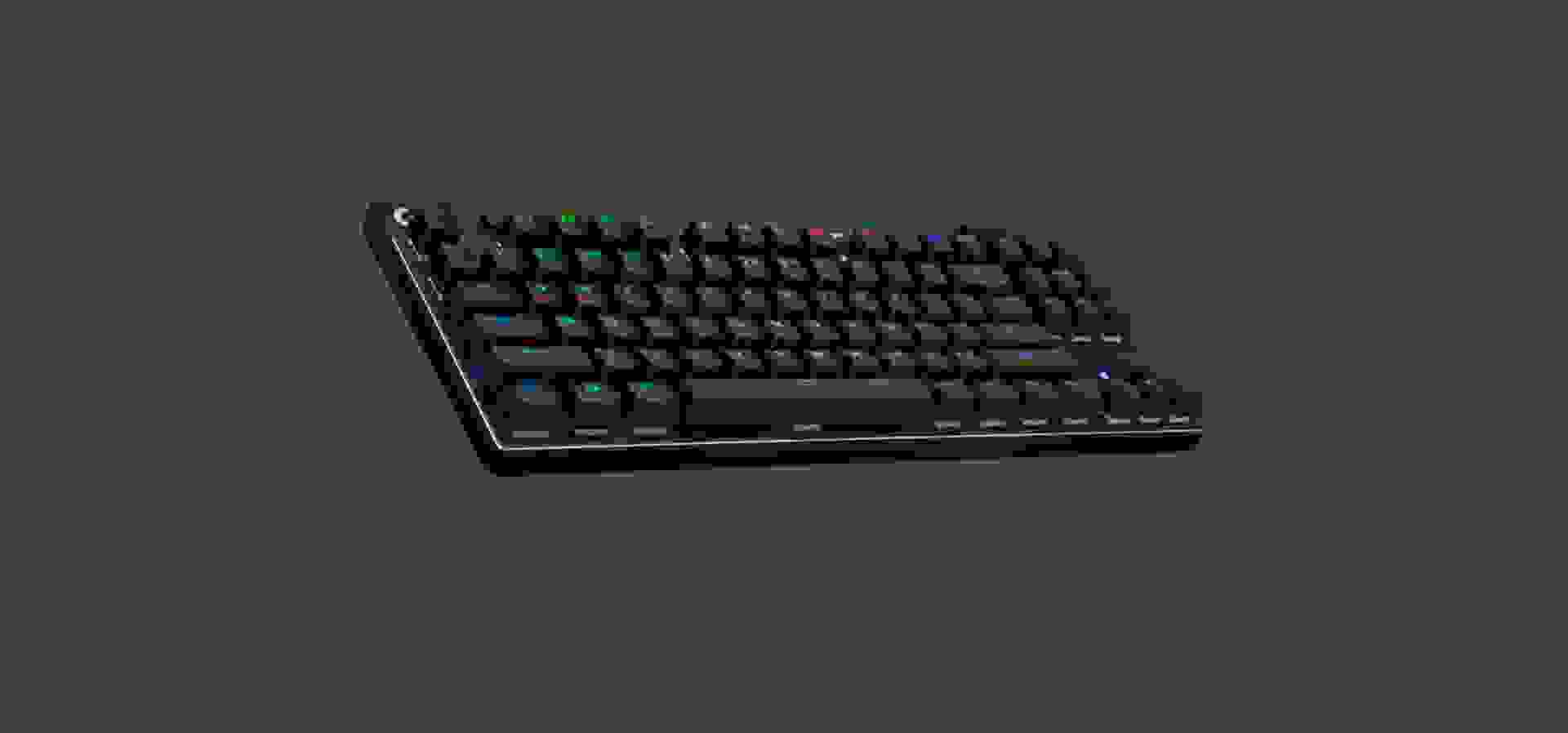 Imagem de fundo do produto Teclado Mecânico Gamer sem fio Logitech G Pro X TKL Lightspeed Switch Brown Tactile - Preto