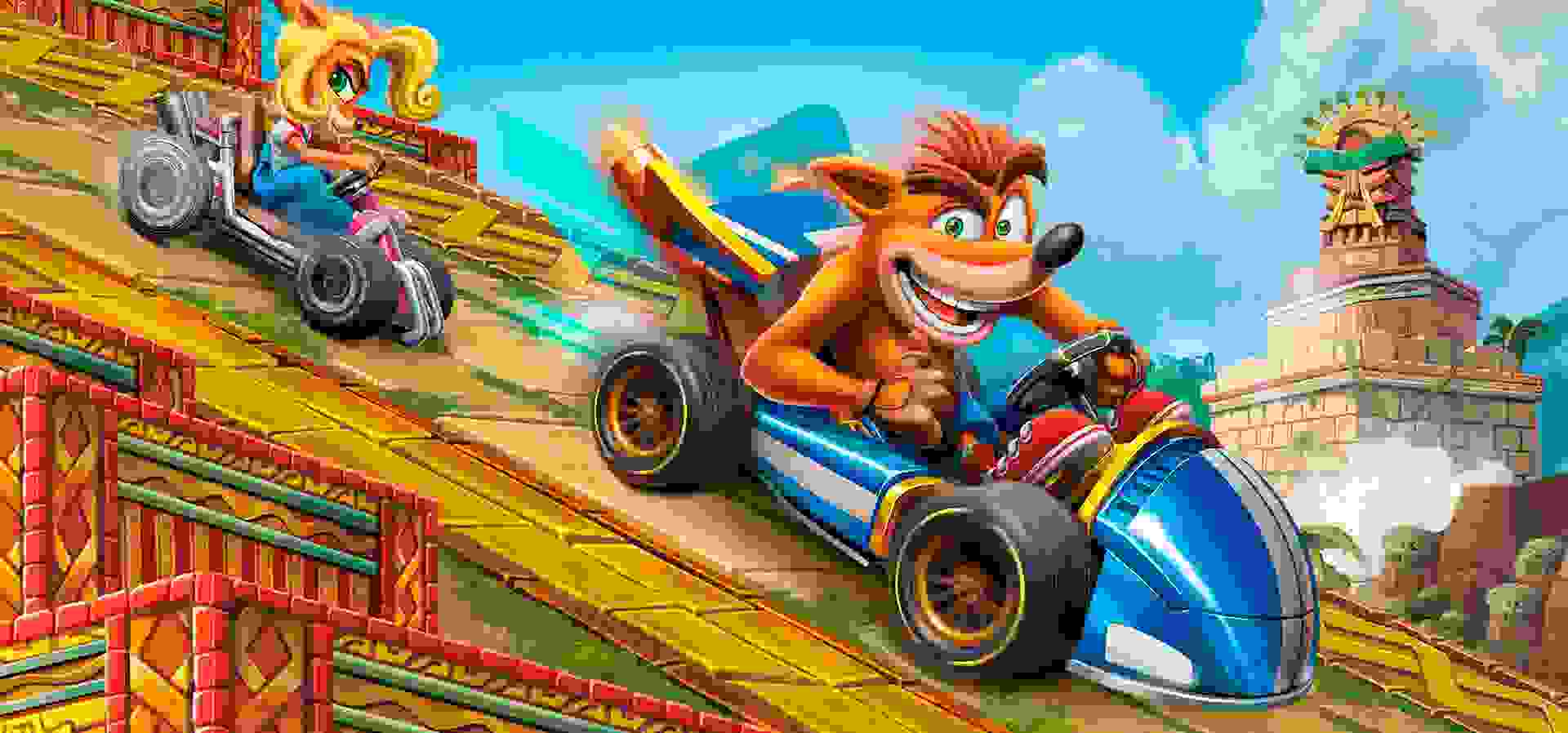 Imagem de fundo do produto Crash™ Team Racing Nitro-Fueled - PS4