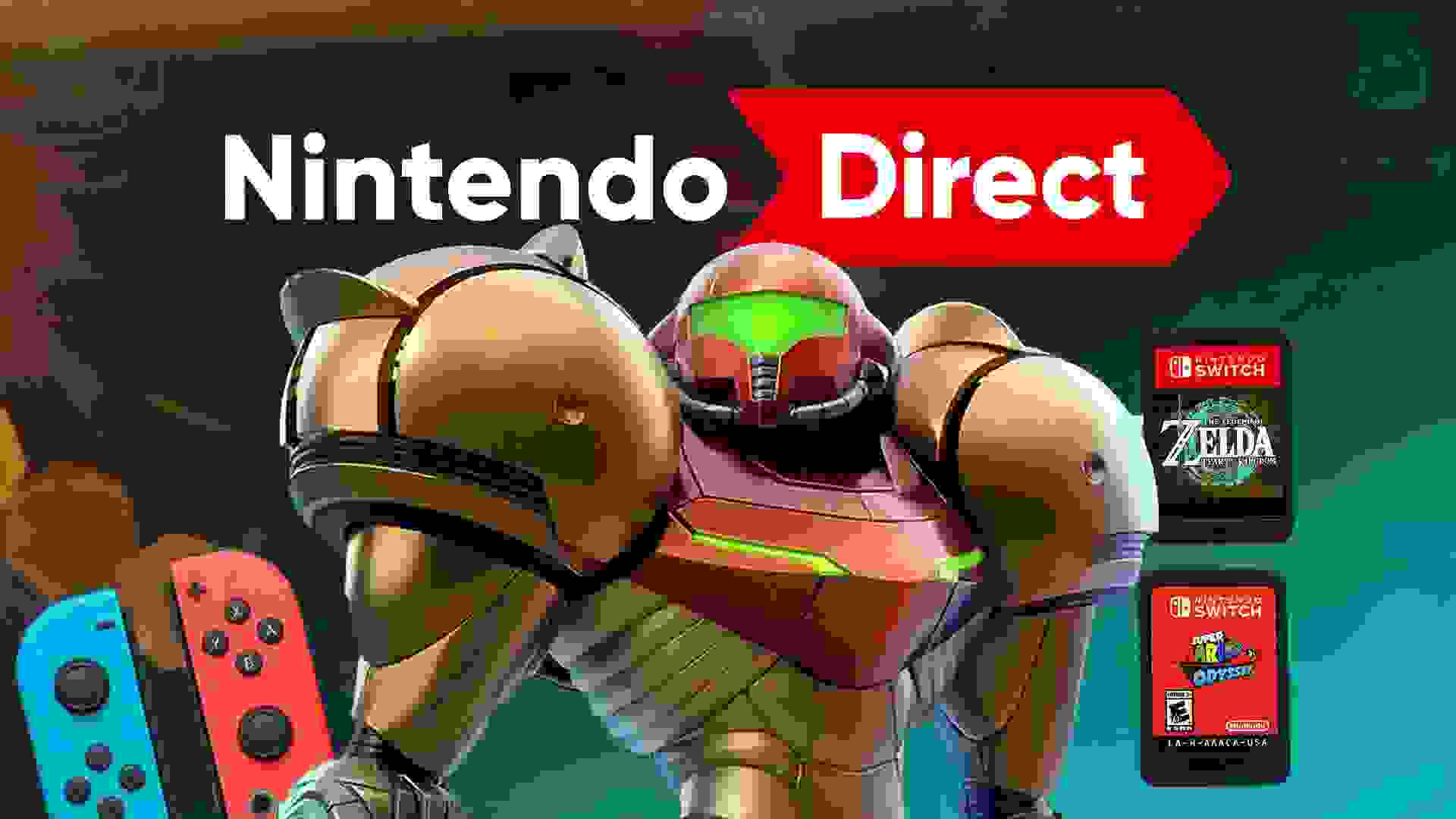 Imagem de fundo do produto Nintendo Direct Março 2025 :  Cartucho Virtual, Metroid Prime 4 e mais!