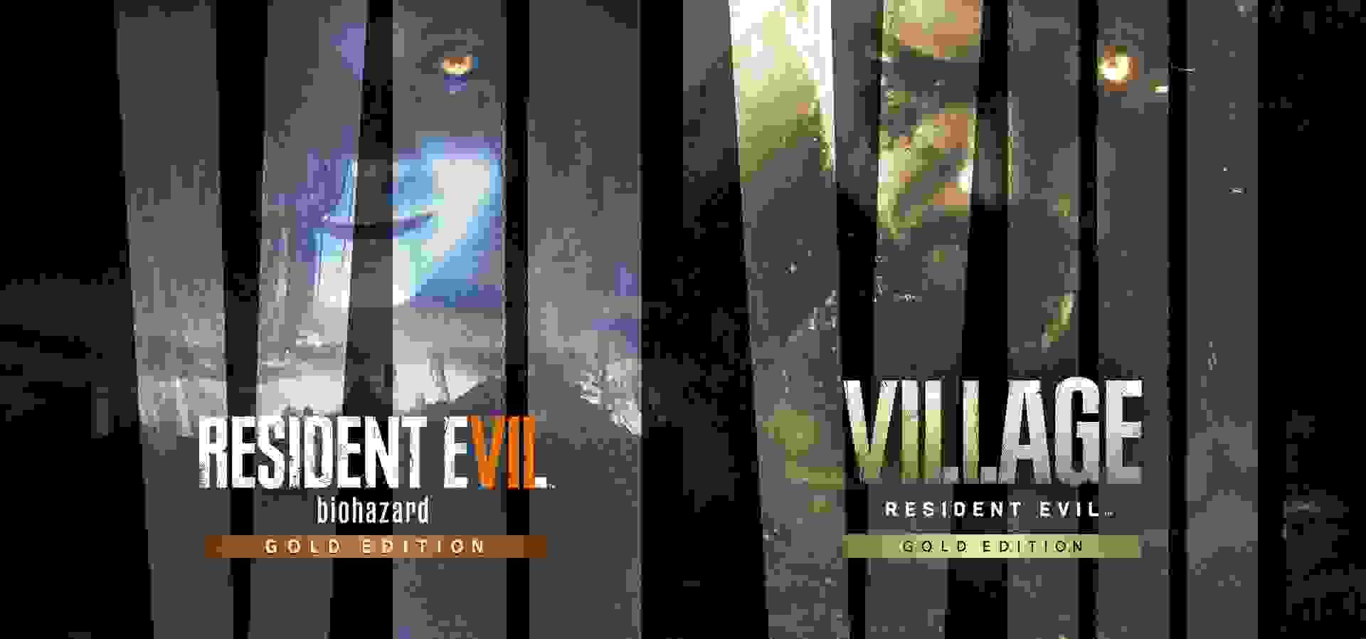 Imagem de fundo do produto Resident Evil 7 Gold Edition & Village Gold Edition Bundle - PS4 & PS5