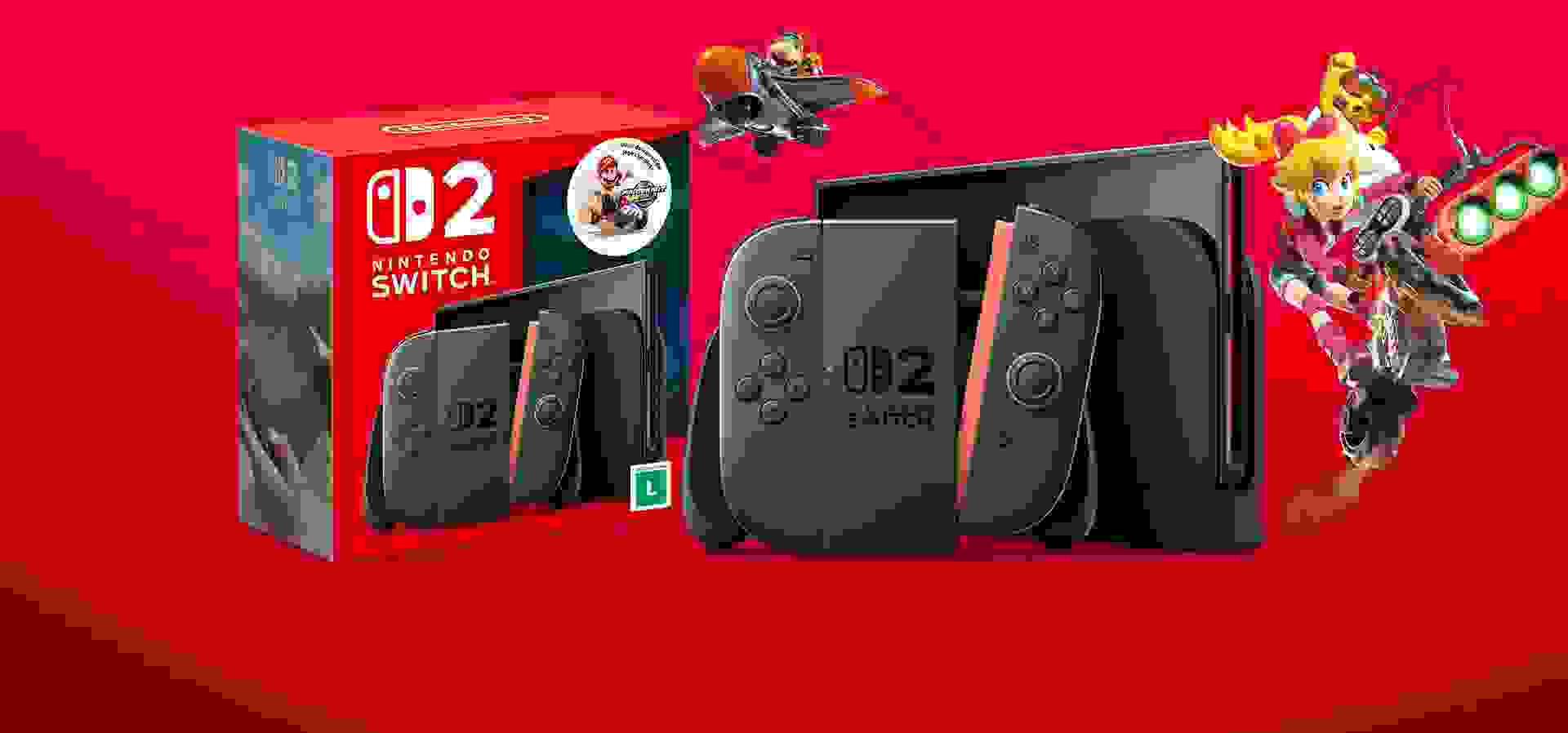 Imagem de fundo do produto Console Nintendo Switch 2 + Jogo Digital Mario Kart World