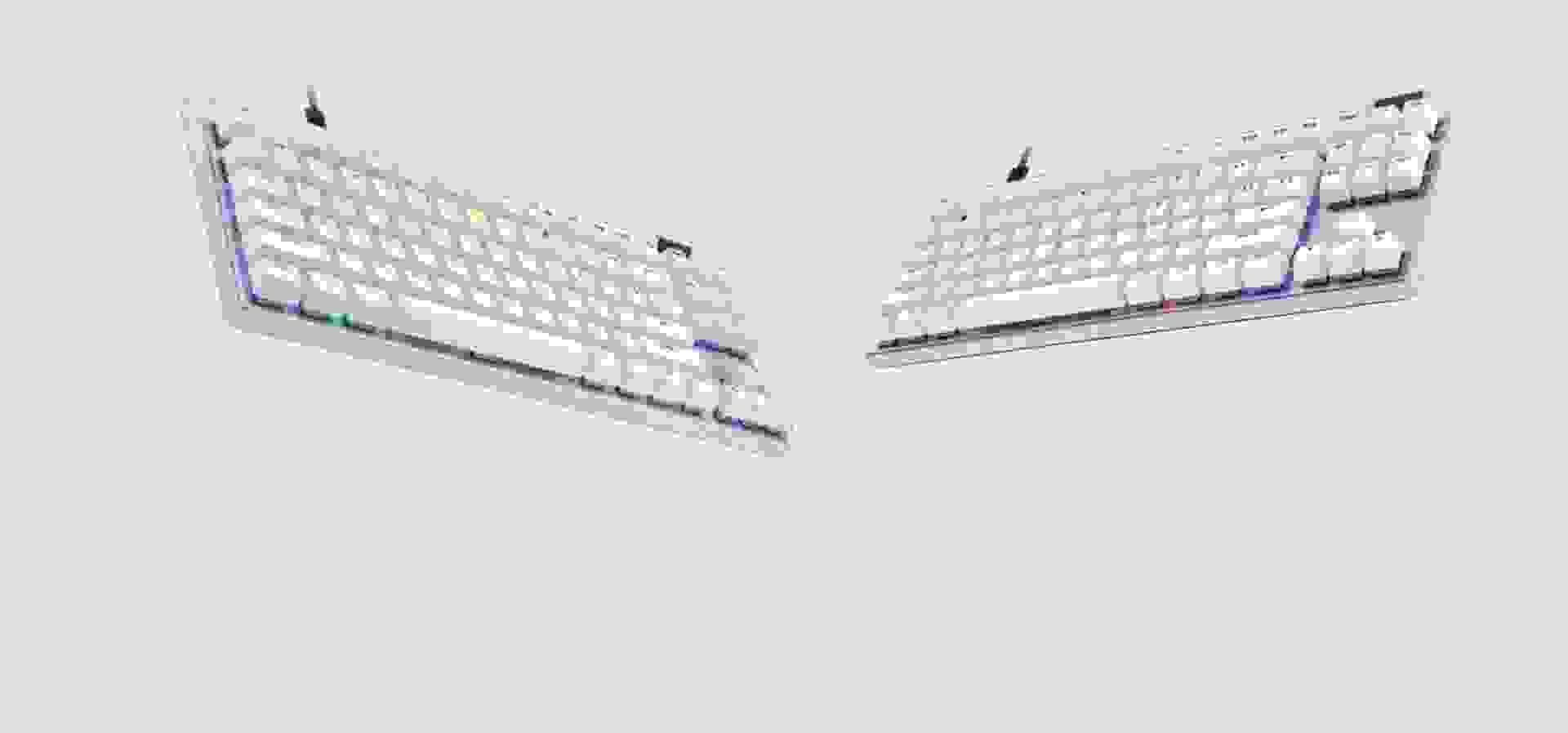 Imagem de fundo do produto Teclado Mecânico Gamer com fio Logitech G Pro X TKL Rapid Switch Brown Tactile - Branco