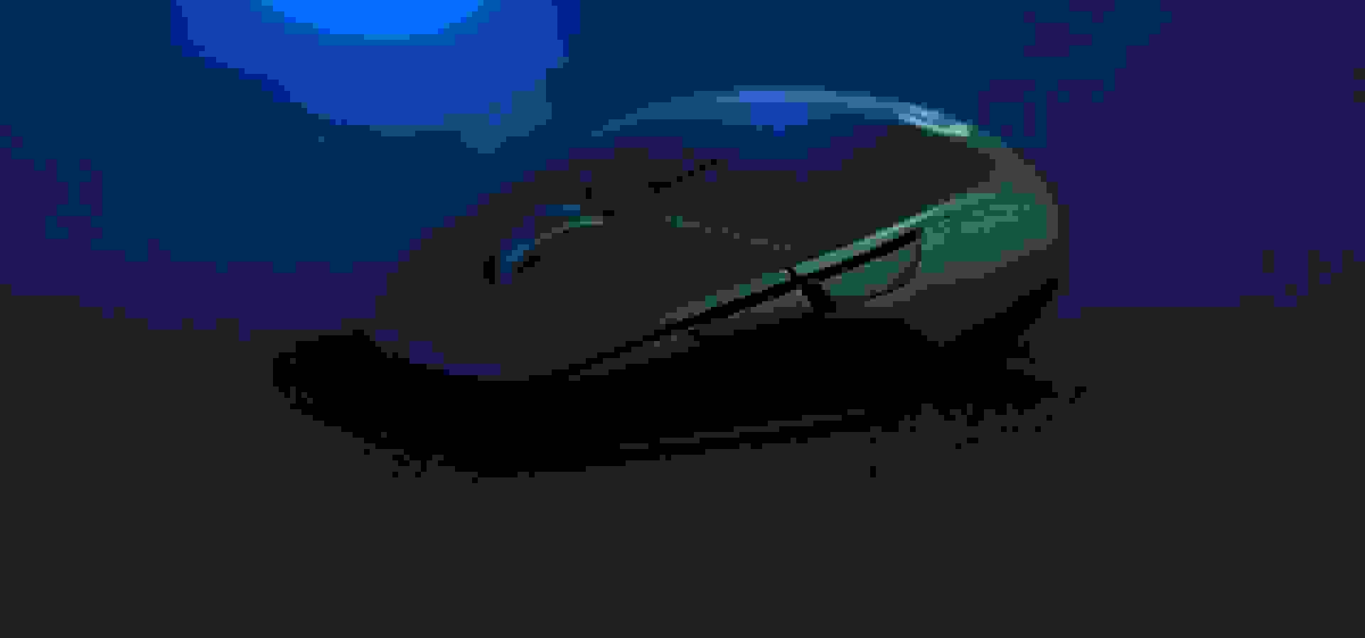 Imagem de fundo do produto Mouse Gamer sem fio Logitech G303 Shroud Edition