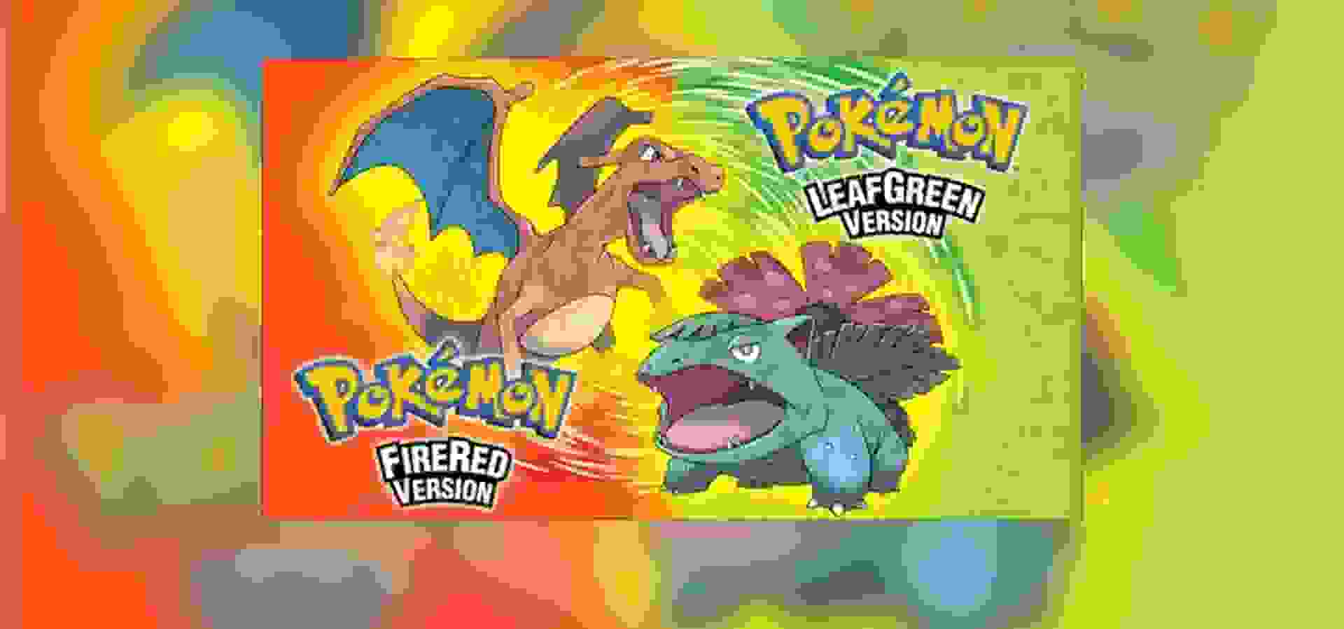 Imagem de fundo do produto Pokémon FireRed e LeafGreen - Game Boy Advance