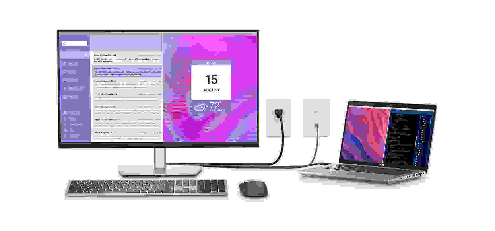 Imagem de fundo do produto Monitor Dell de 27" 4K com Hub USB-C P2723QE