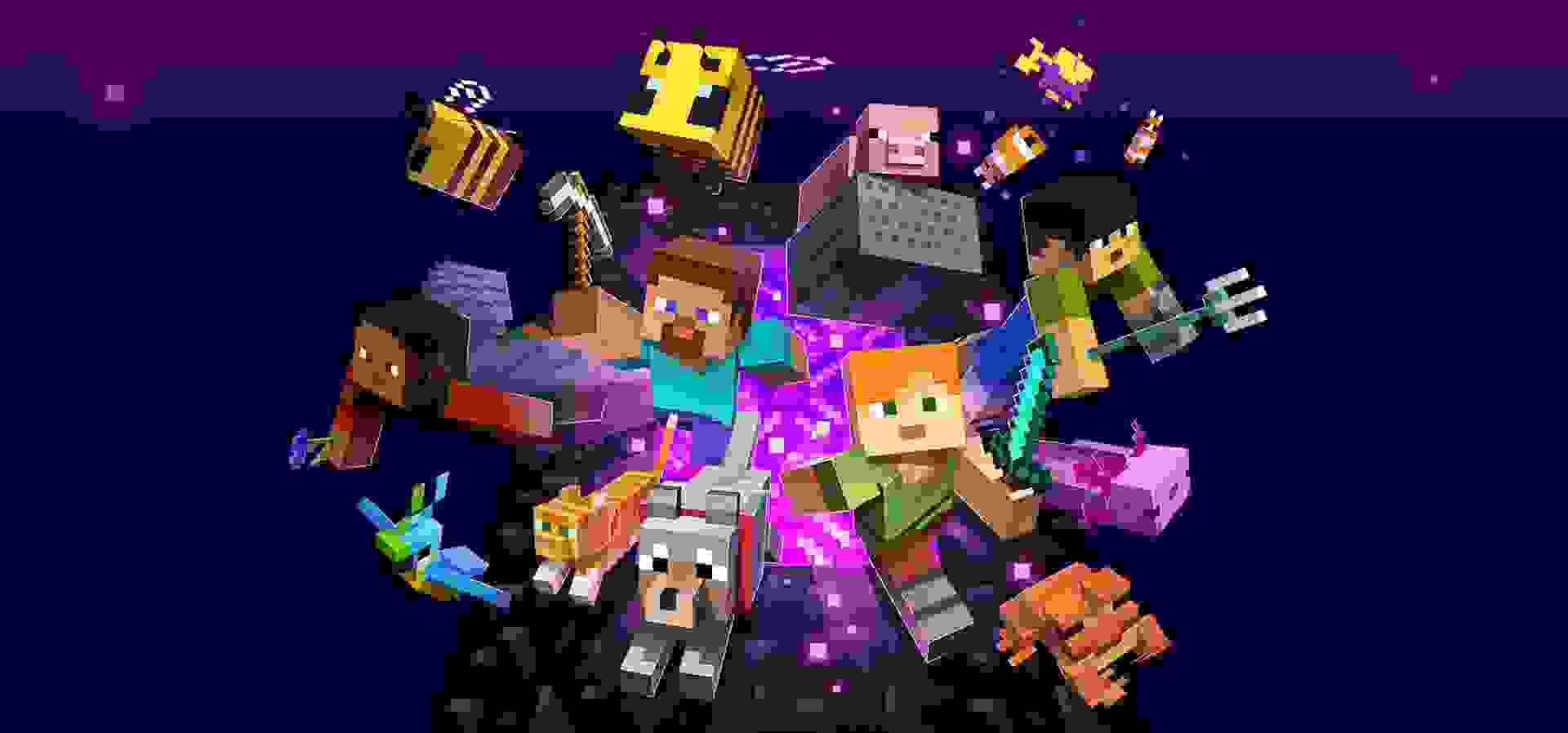 Imagem de fundo do produto Minecraft Realms Plus - Assinatura de 6 Meses