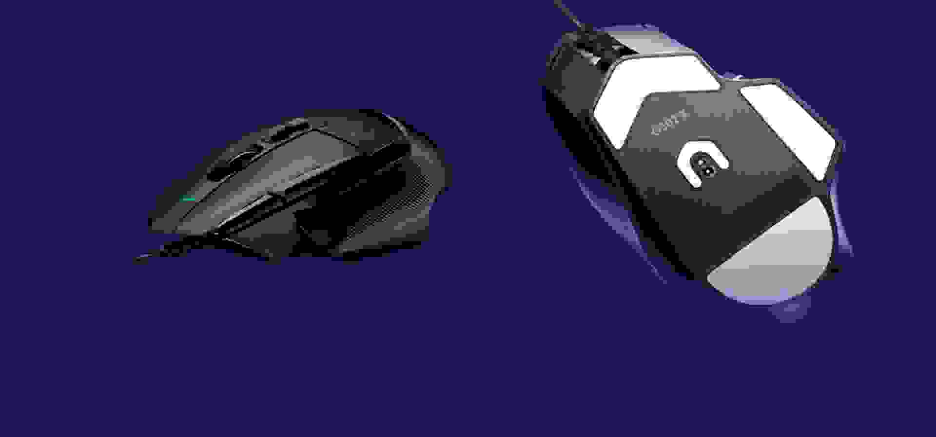 Imagem de fundo do produto Mouse Gamer com fio Logitech G502 X - Preto
