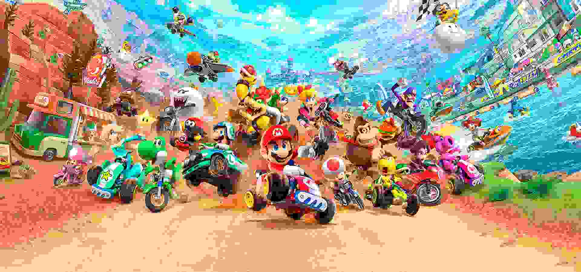 Imagem de fundo do produto Mario Kart™ World - Switch 2