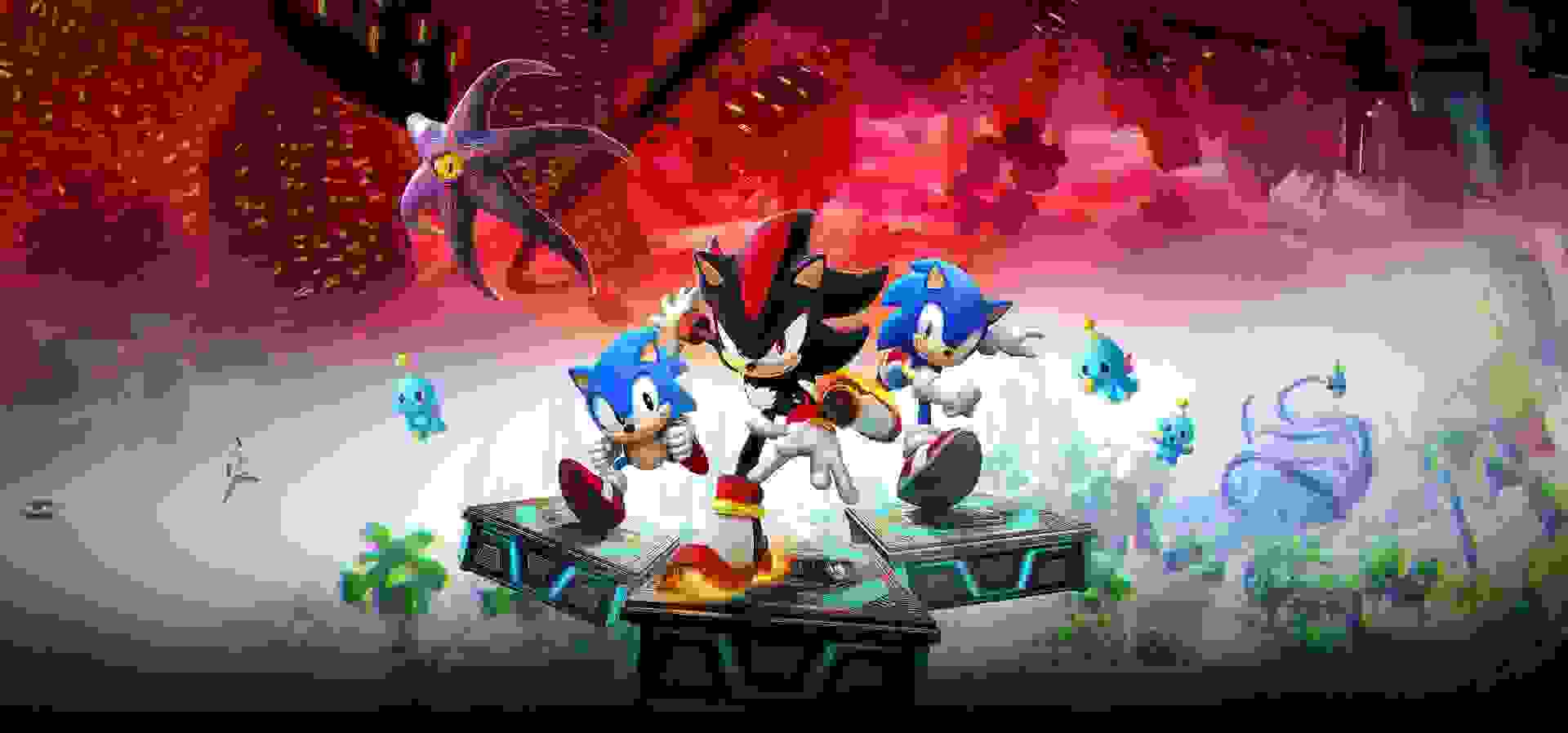 Imagem de fundo do produto Sonic X Shadow Generations Xbox One e Series X|S - Físico