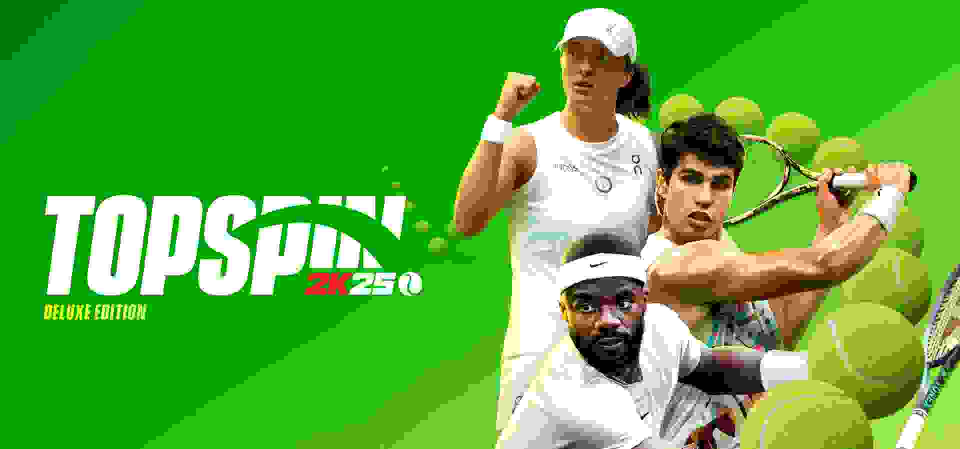 Imagem de fundo do produto TopSpin 2K25 Edição Deluxe - PS4 & PS5