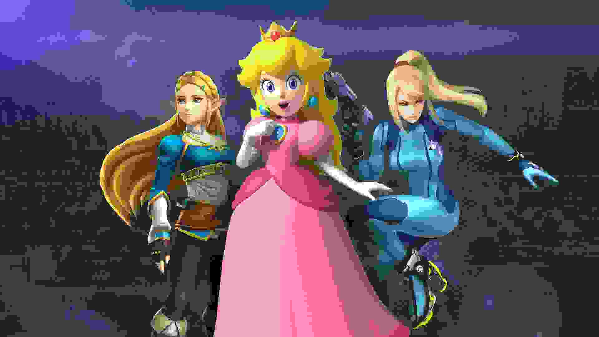 Imagem de fundo do produto Zelda, Samus e Peach: As personagens femininas da Nintendo!