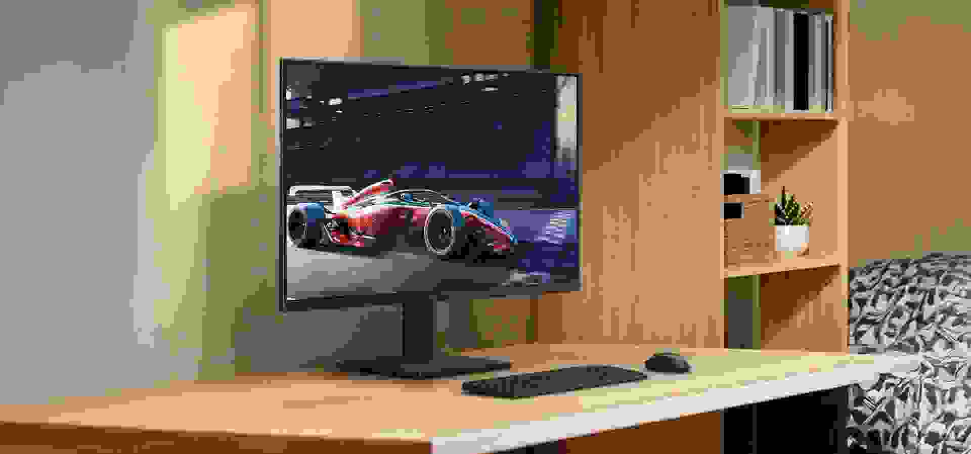Imagem de fundo do produto Monitor Essential S3 22" FHD 100 Hz Samsung LS22D300GALMZD