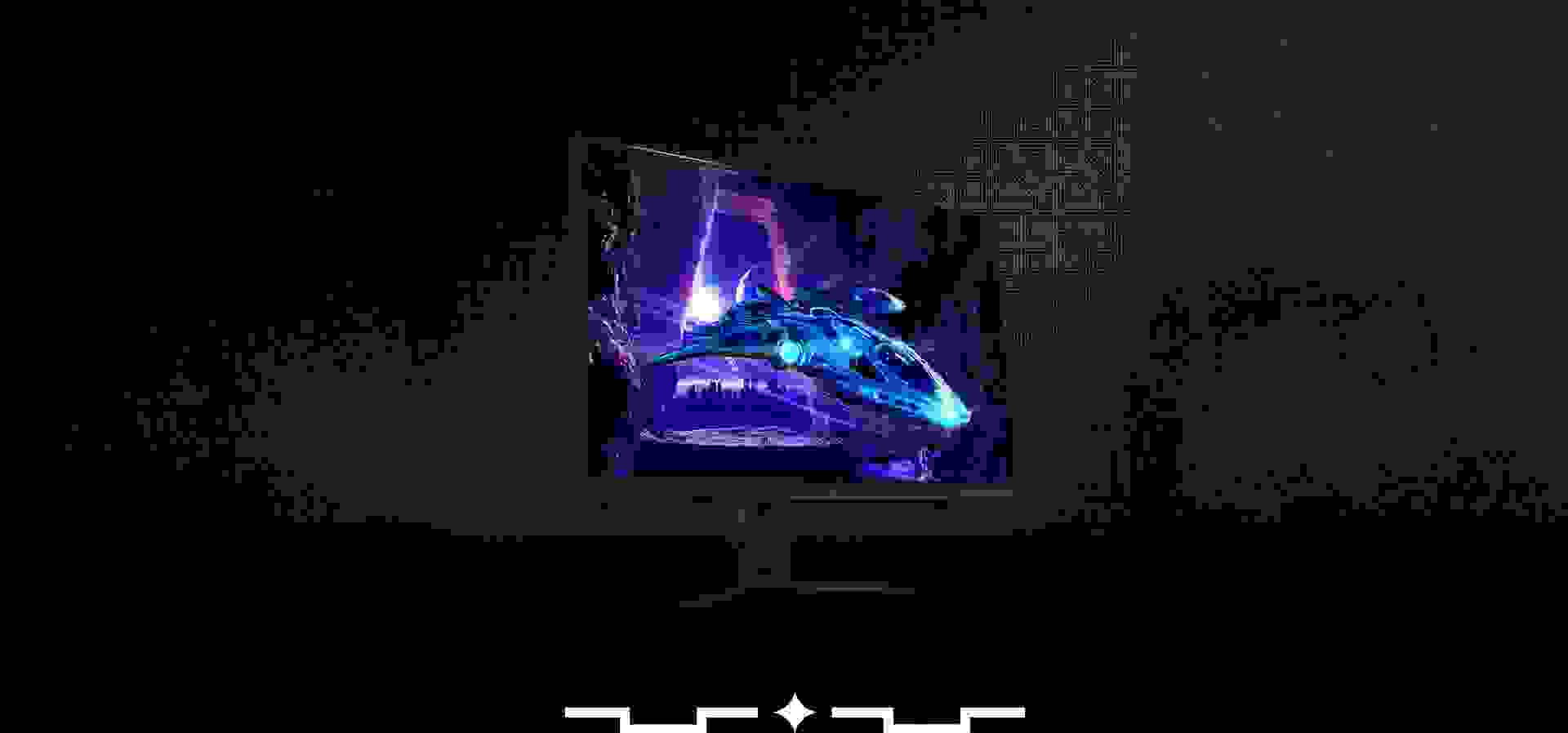 Imagem de fundo do produto Monitor Gamer Odyssey G3 27" Samsung LS27DG300ELXZD