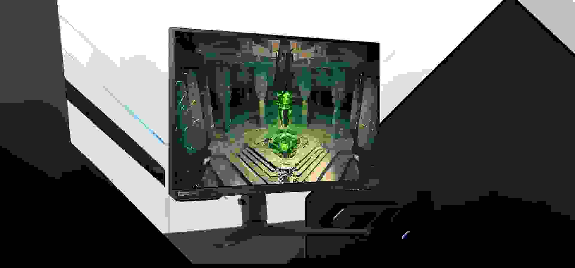 Imagem de fundo do produto Monitor Gamer Odyssey G40 27" Samsung LS27BG400ELXZD