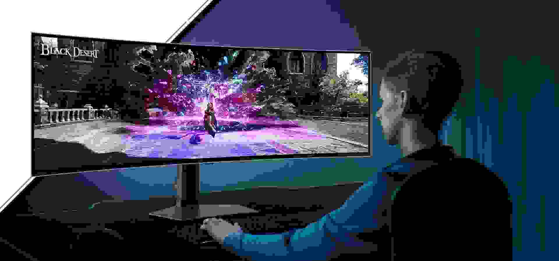 Imagem de fundo do produto Monitor Gamer Odyssey OLED G9 49" Samsung LS49CG930SLMZD