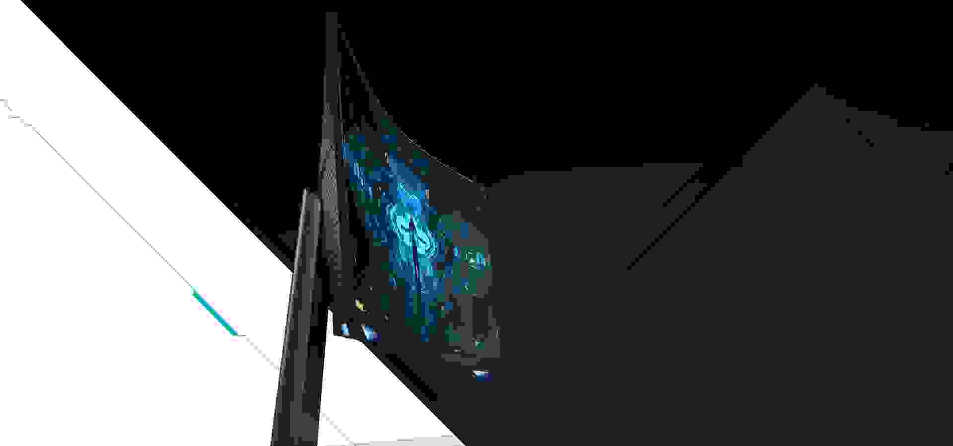 Imagem de fundo do produto Monitor Samsung Odyssey G7 27" Samsung LC27G75TQSLXZD