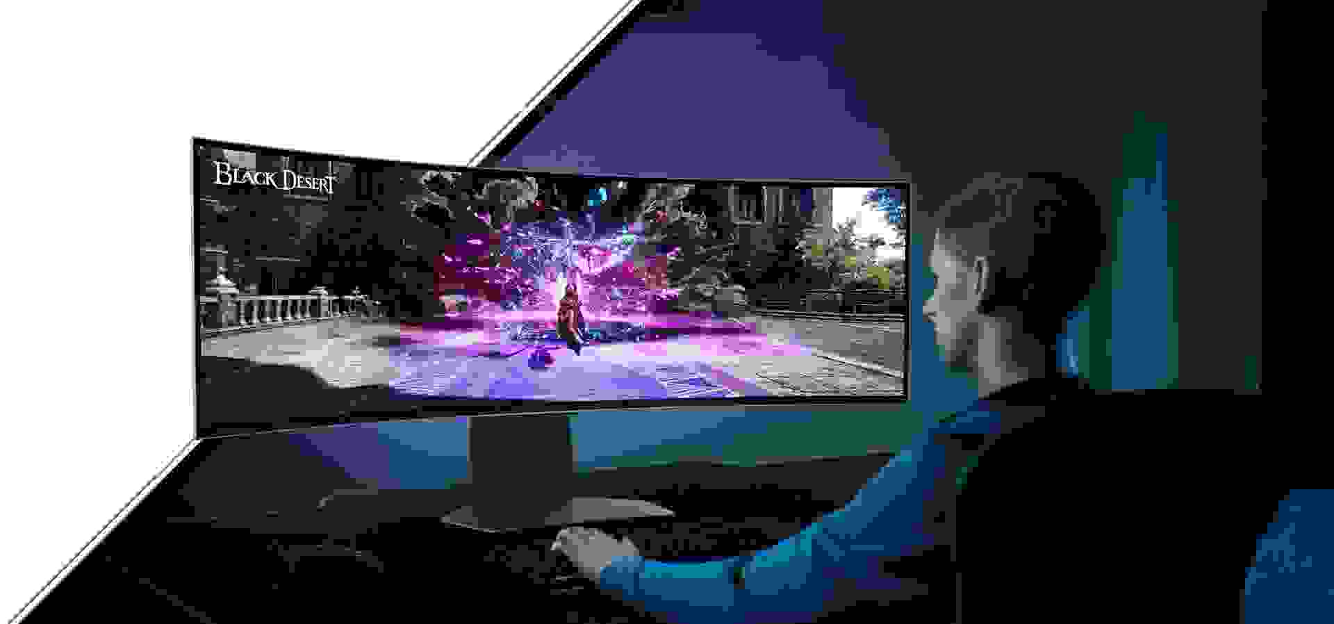 Imagem de fundo do produto Monitor Gamer Odyssey OLED G9 49" Samsung LS49CG930SLXZD