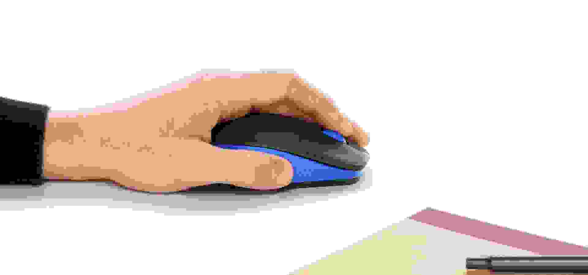 Imagem de fundo do produto Mouse sem Fio Logitech M190 Azul