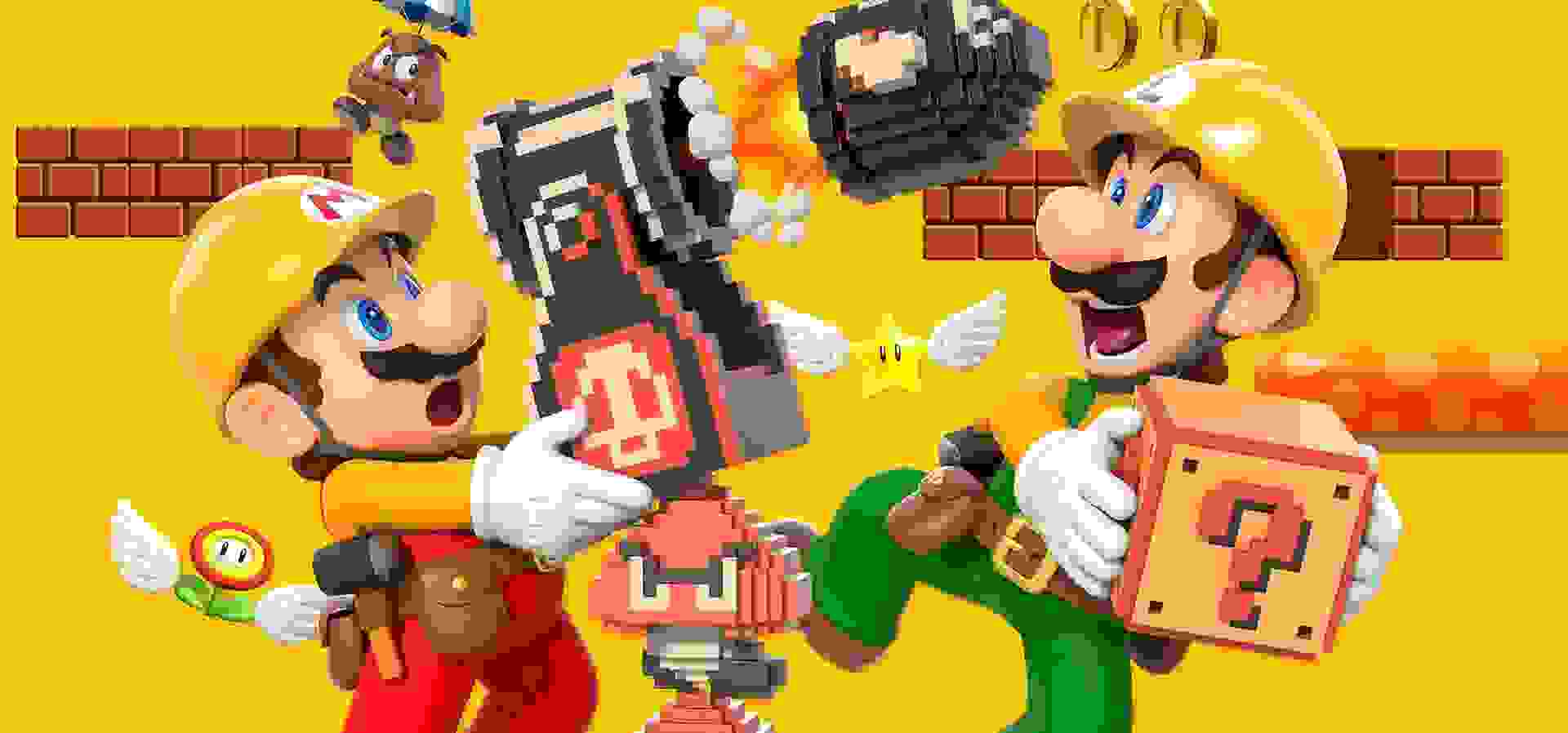 Imagem de fundo do produto Super Mario Maker 2 Switch - Físico