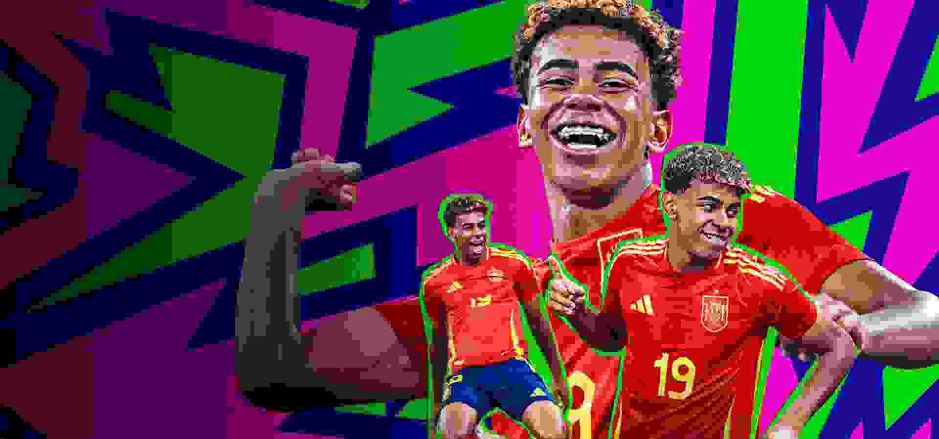 Imagem de fundo do produto eFootball™: Lamine Yamal Edition 2026 Deluxe - Xbox e PC