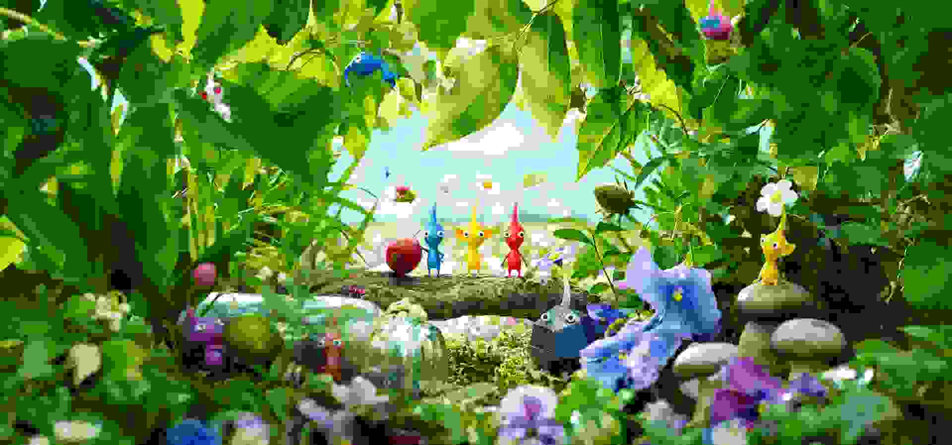 Imagem de fundo do produto Pikmin 3 Deluxe Edition Nintendo Switch - Físico