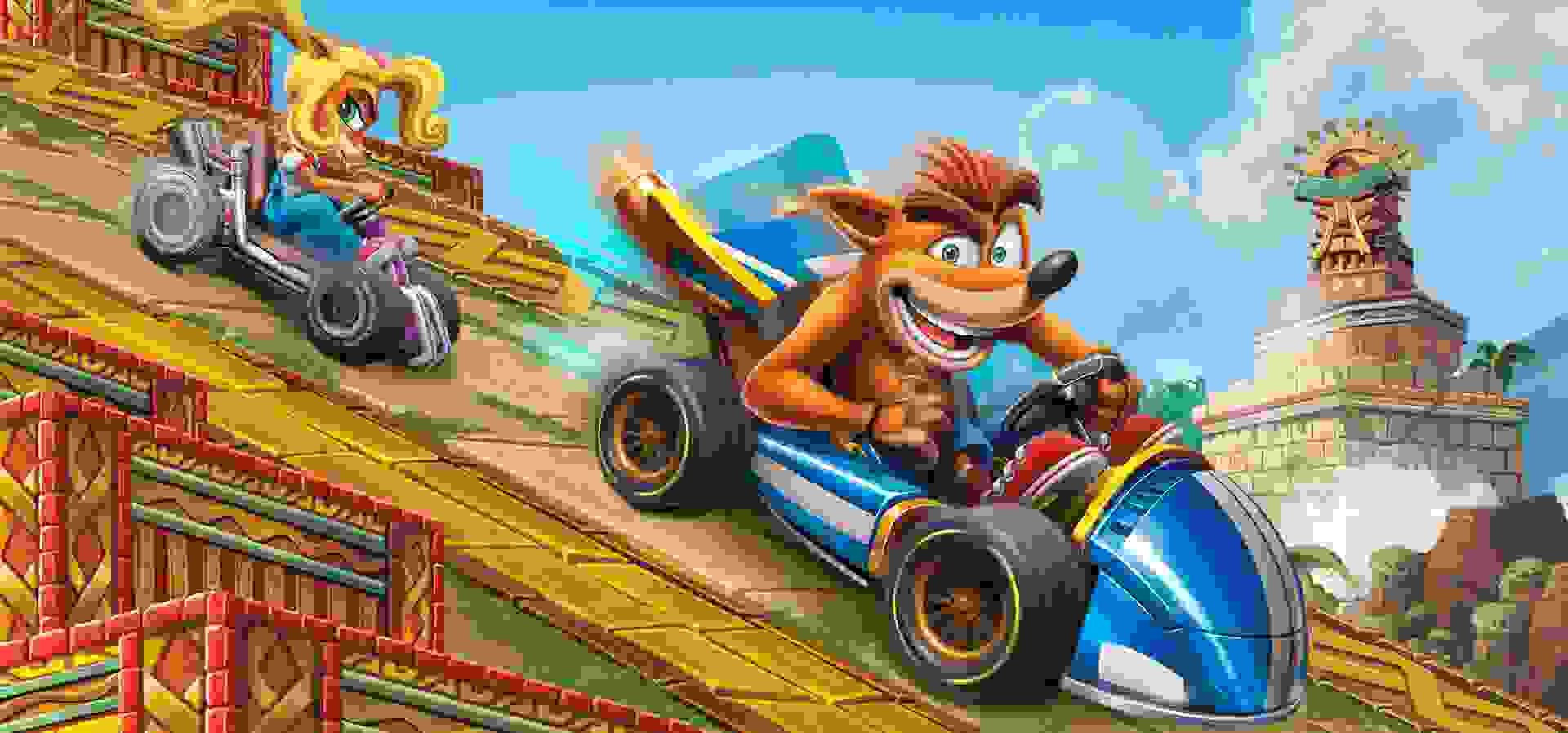 Imagem de fundo do produto Crash Team Racing Nitro Fueled Switch - Físico