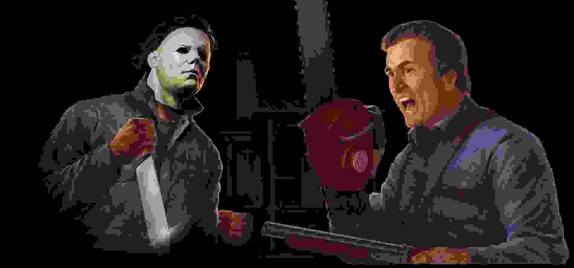 Imagem de fundo do produto Halloween E Ash Vs Evil Dead Retrorealms Double Switch - Físico