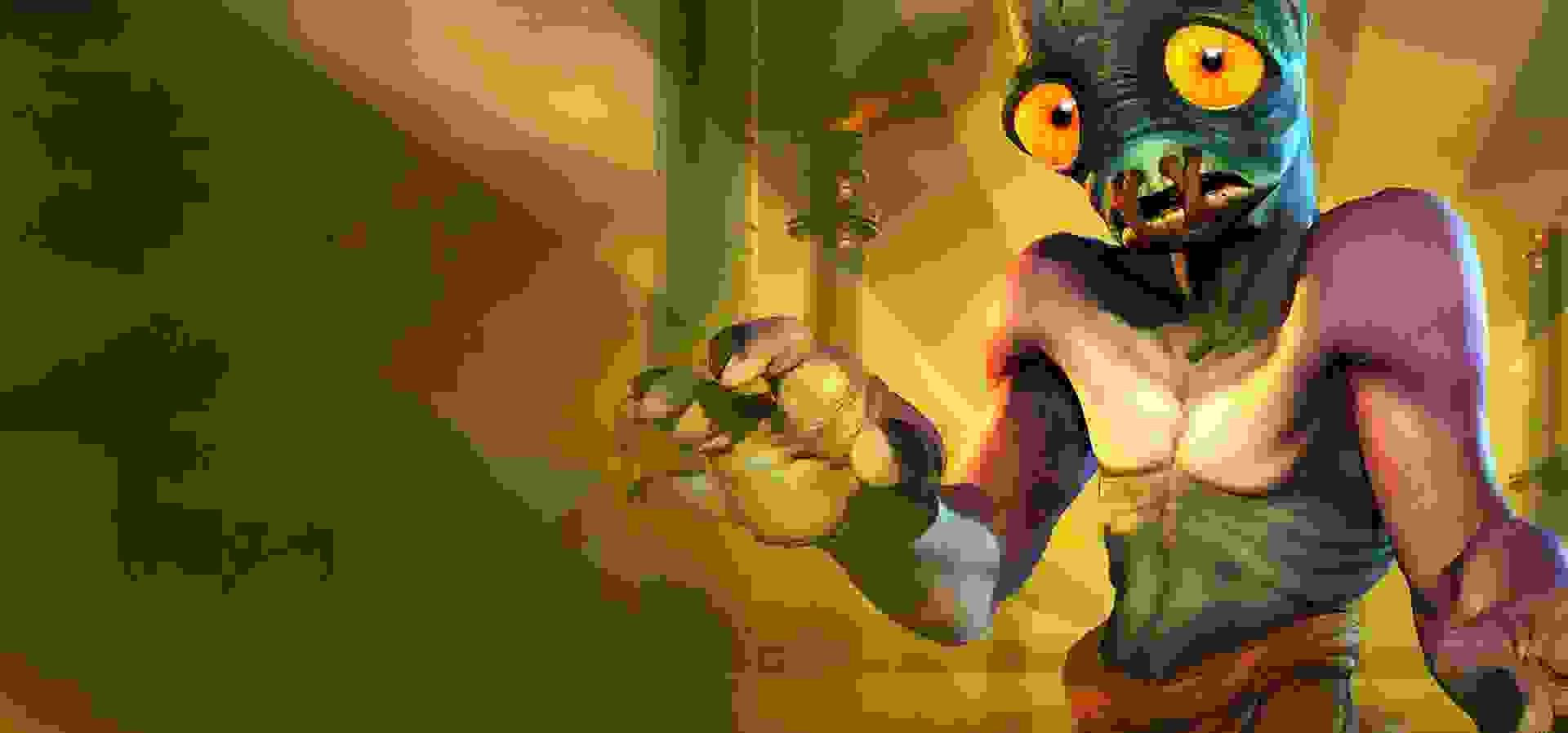 Imagem de fundo do produto New 'n' Tasty! Oddworld: Abe's Oddysee Switch - Físico